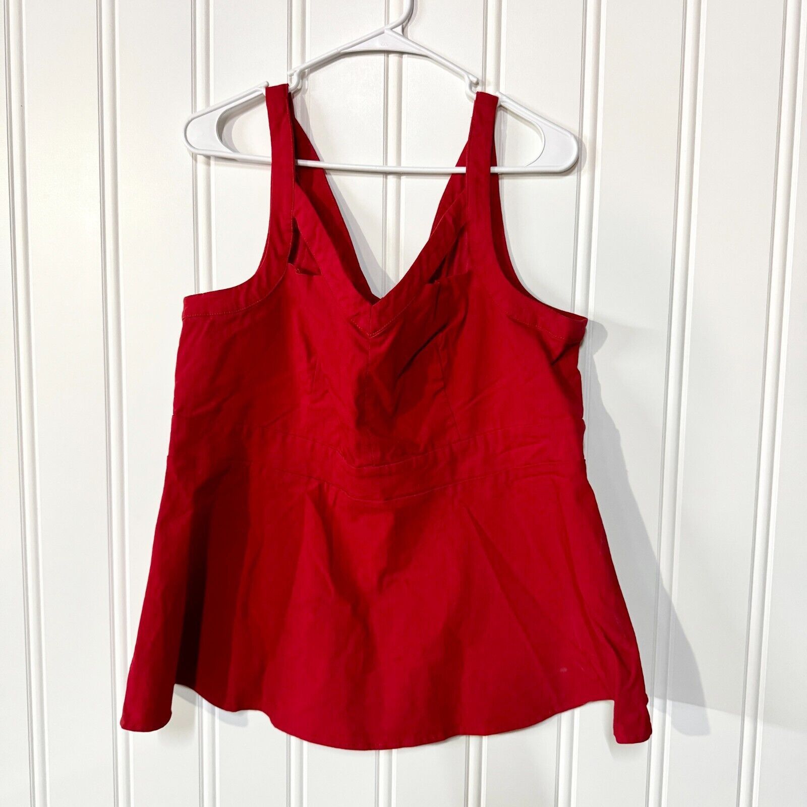 Other Torrid Tank Top Size 2 XXL Deep V Neck Sleeveless A Line Top Size XXL / US 16-18 / IT 52-54 - 1 Thumbnail