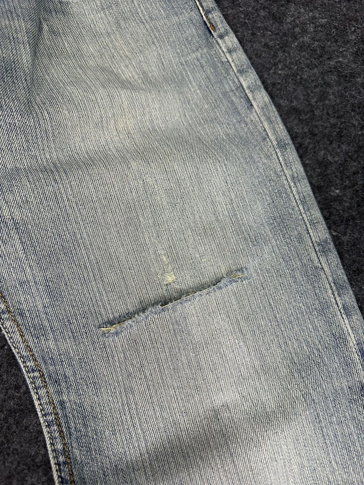 If Six Was Nine Root Three Flare Distressed Vintage Denim 32x33 D730 Size US 32 / EU 48 - 11 Thumbnail