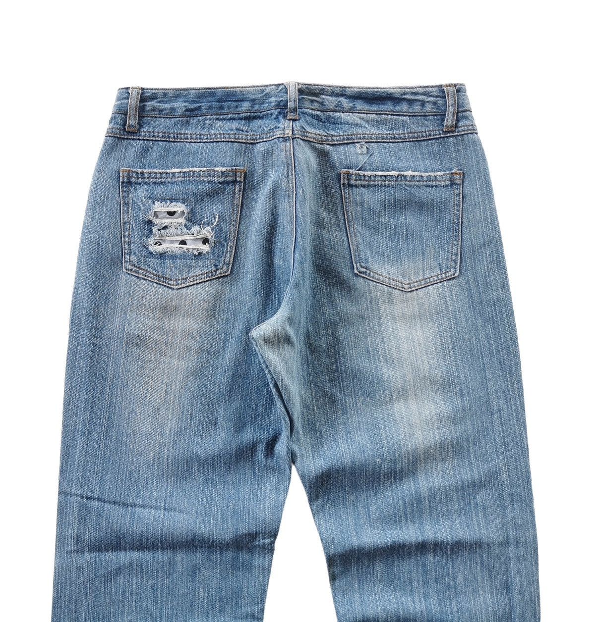 If Six Was Nine Distressed Denim Jeans 32x41 Size US 32 / EU 48 - 4 Thumbnail