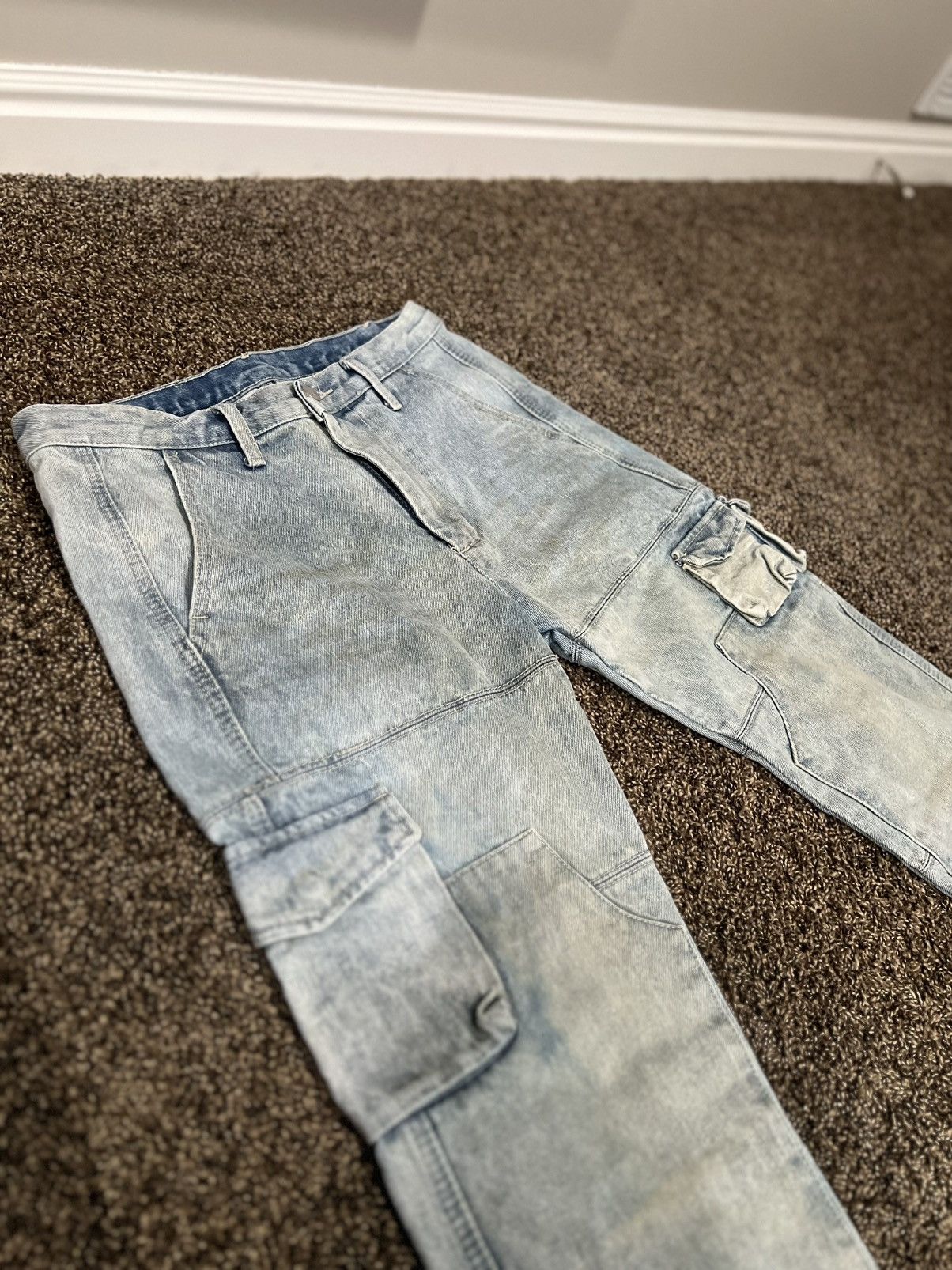 MNML Multi Pocket Cargo Pants Size US 31 - 4 Thumbnail