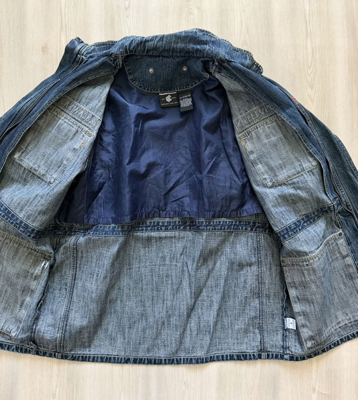 Vintage Vintage Rocawear Denim Military Jacket / Coat- Patches Sz XL Size XL / US 12-14 / IT 48-50 - 9 Thumbnail
