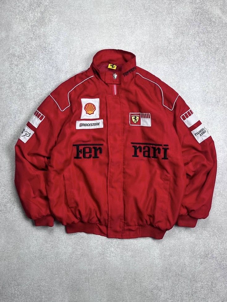 Ferrari Vintage Ferarri Racing F-1 Moto Jacket L Size US L / EU 52-54 / 3 - 1 Thumbnail