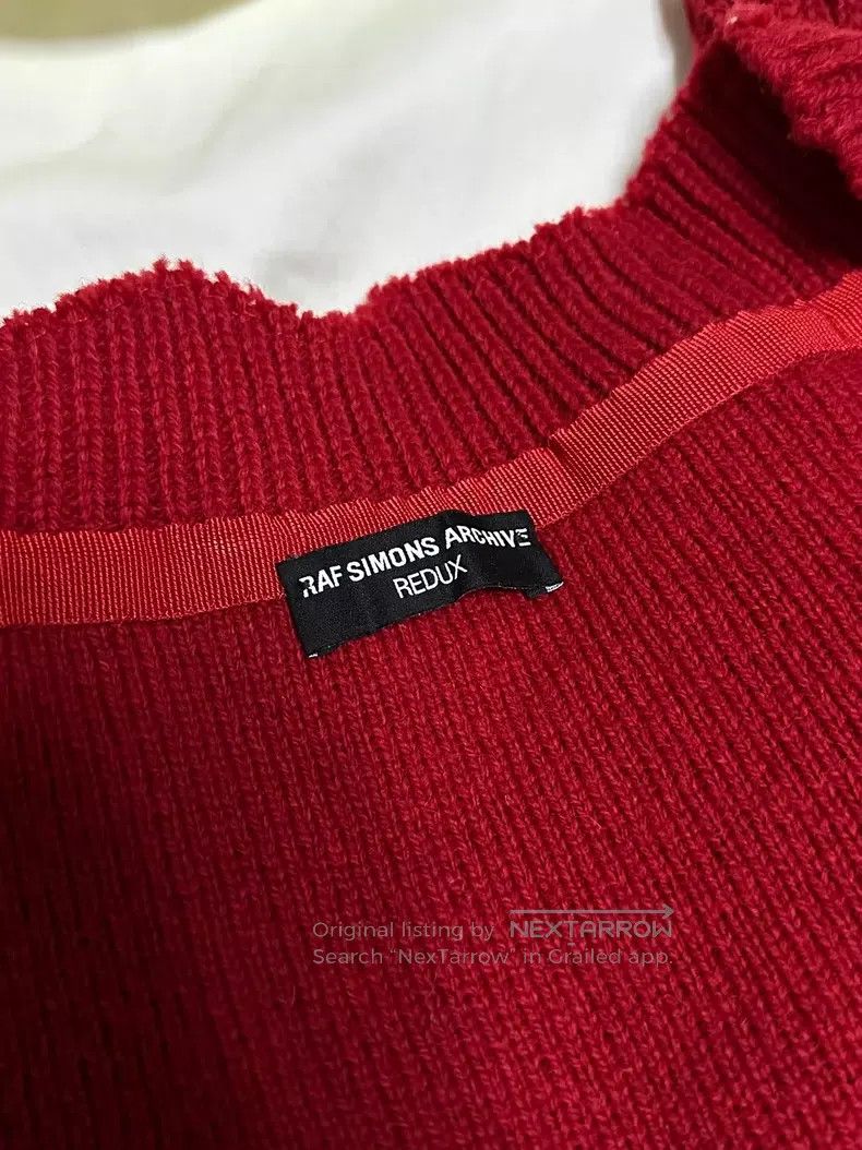 Raf Simons Raf Simons Men's red sweater Size US S / EU 44-46 / 1 - 2 Thumbnail