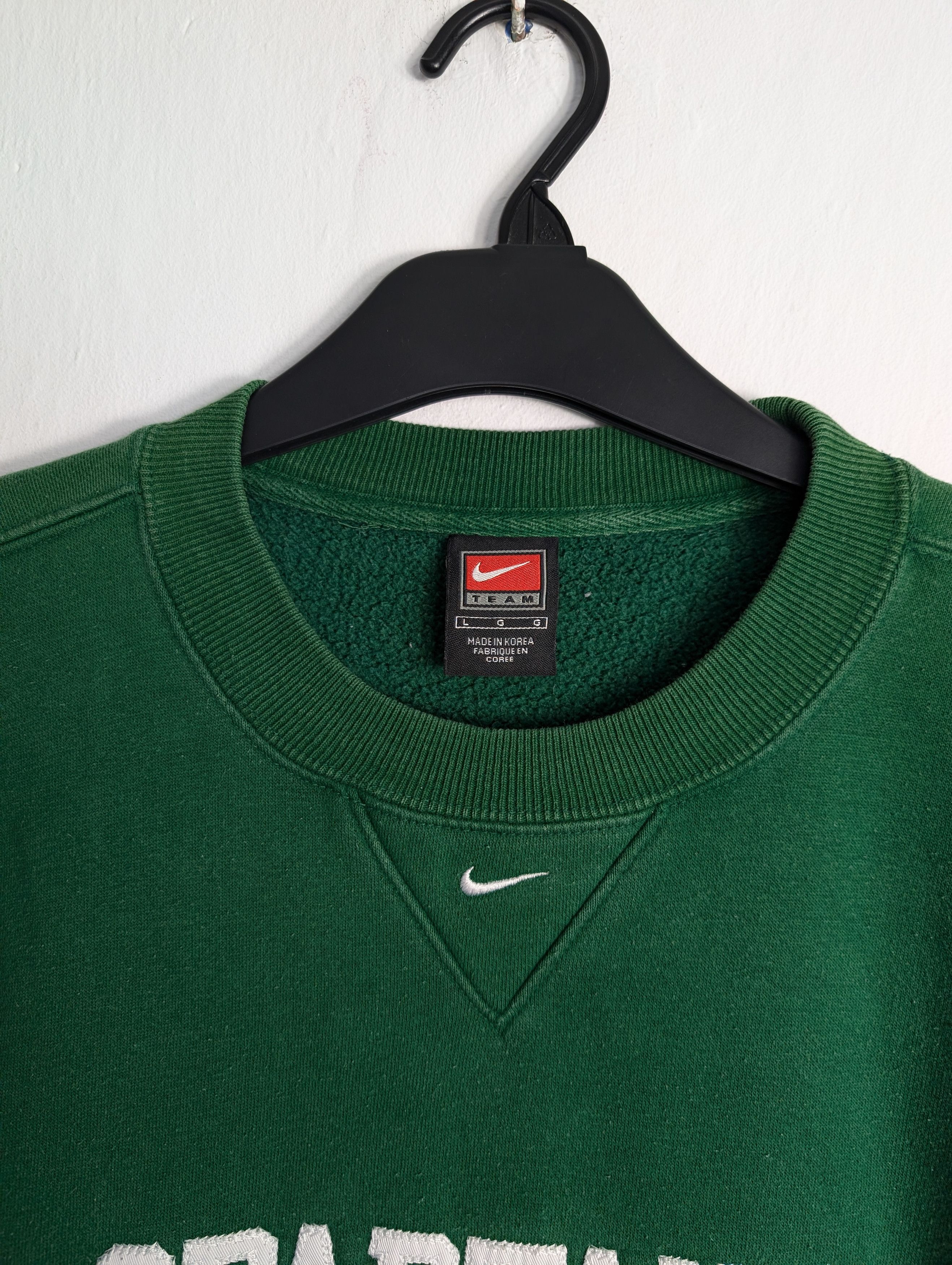 Nike 90s Nike Spartans Michigan State Crewneck Retro Y2K Boxy Size US L / EU 52-54 / 3 - 3 Thumbnail