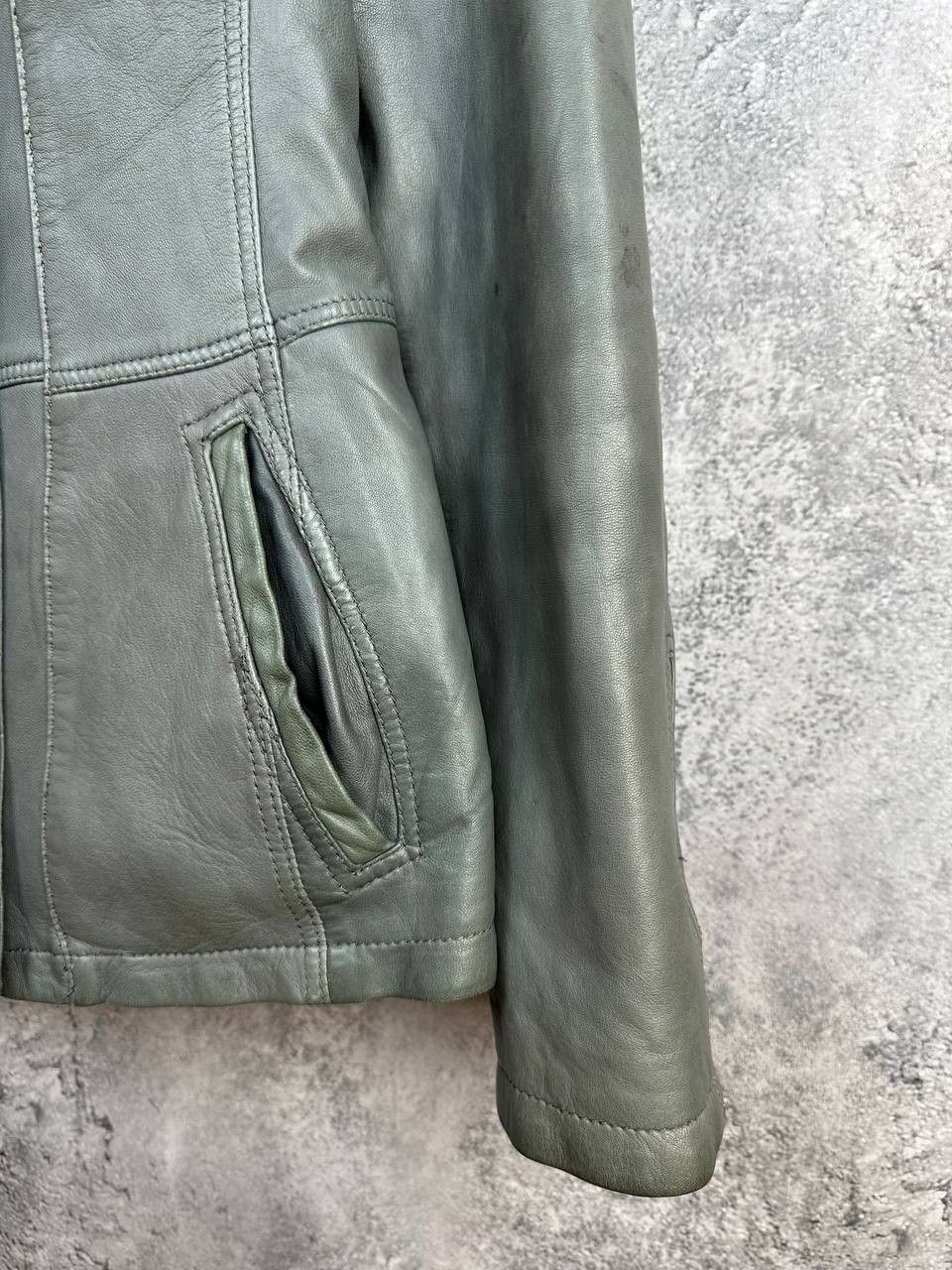 Burberry Burberry London Leather Biker Jacket Double Breasted Gray Size M / US 6-8 / IT 42-44 - 8 Thumbnail