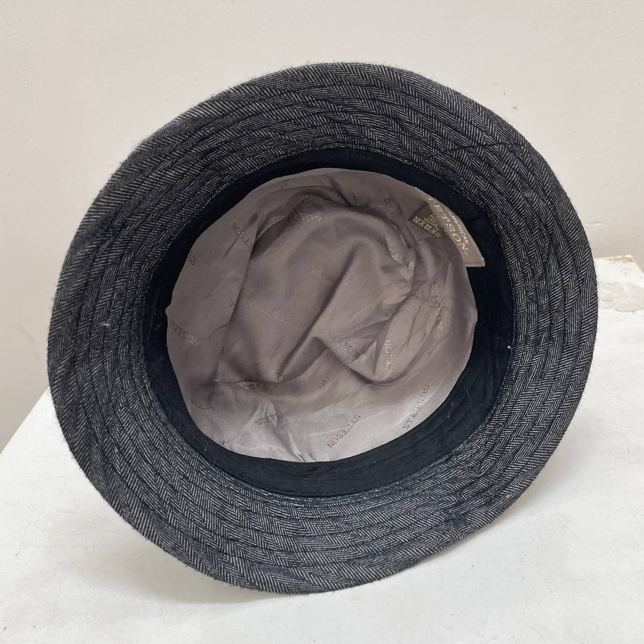 Stetson ⭐️SALE⭐️ STETSON Fedora Hat Herringbone Pattern Size ONE SIZE - 4 Thumbnail
