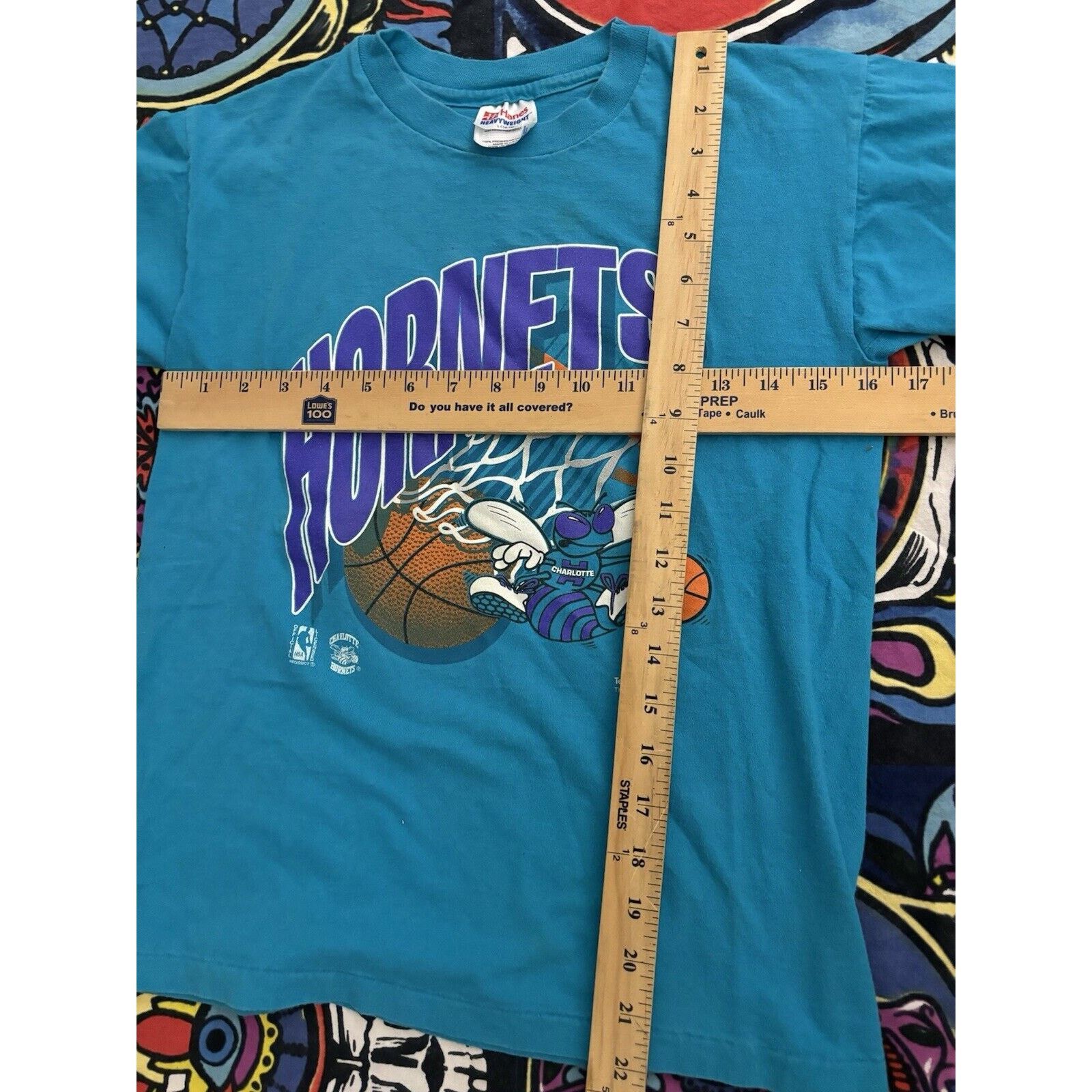 NBA Vintage charlotte hornets sz large teal nba basketball shirt Size US XS / EU 42 / 0 - 6 Thumbnail