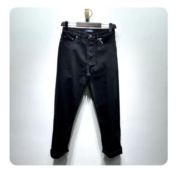 Valentino Valentino Logo Print Studded Denim Jeans Size US 28 / EU 44 - 1 Thumbnail