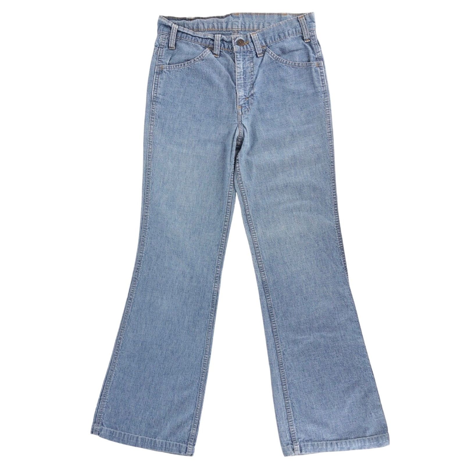 Levi's × Vintage 70s Levis flare leg jeans 1970s vintage Size 32" / US 10 / IT 46 - 2 Thumbnail