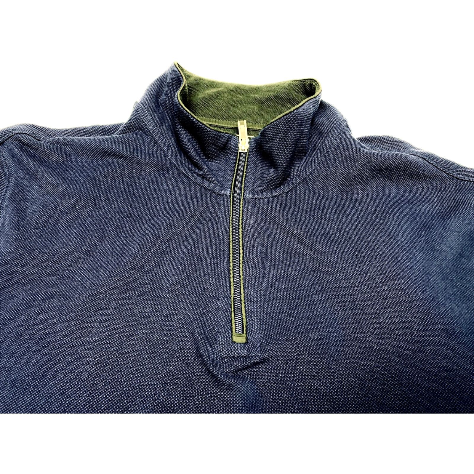 Jos. A. Bank Jos A Bank Travel Tech 1/4 Zip Sweater Mens 2XL Navy Elbow Patches Pullover Long Sleeve Size US XXL / EU 58 / 5 - 6 Thumbnail
