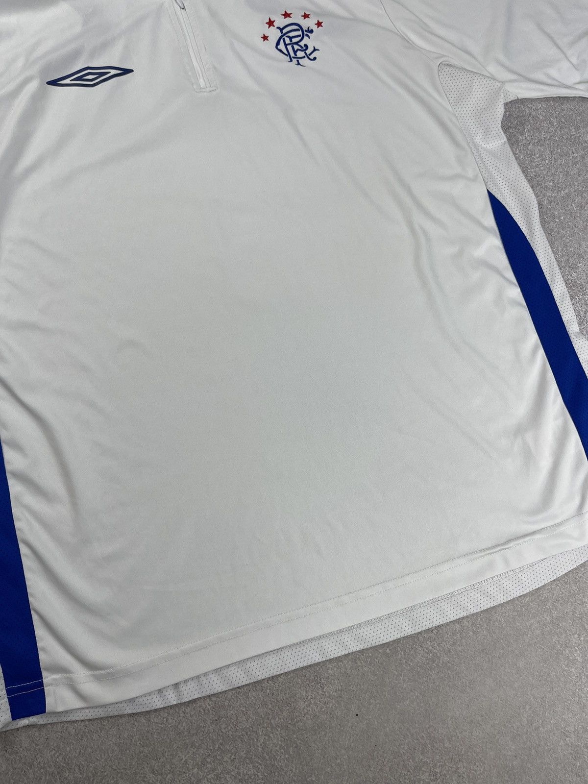 Vintage Vintage Rangers Umbro 1/4 zip Soccer Jersey Football Shirt Size US L / EU 52-54 / 3 - 2 Thumbnail