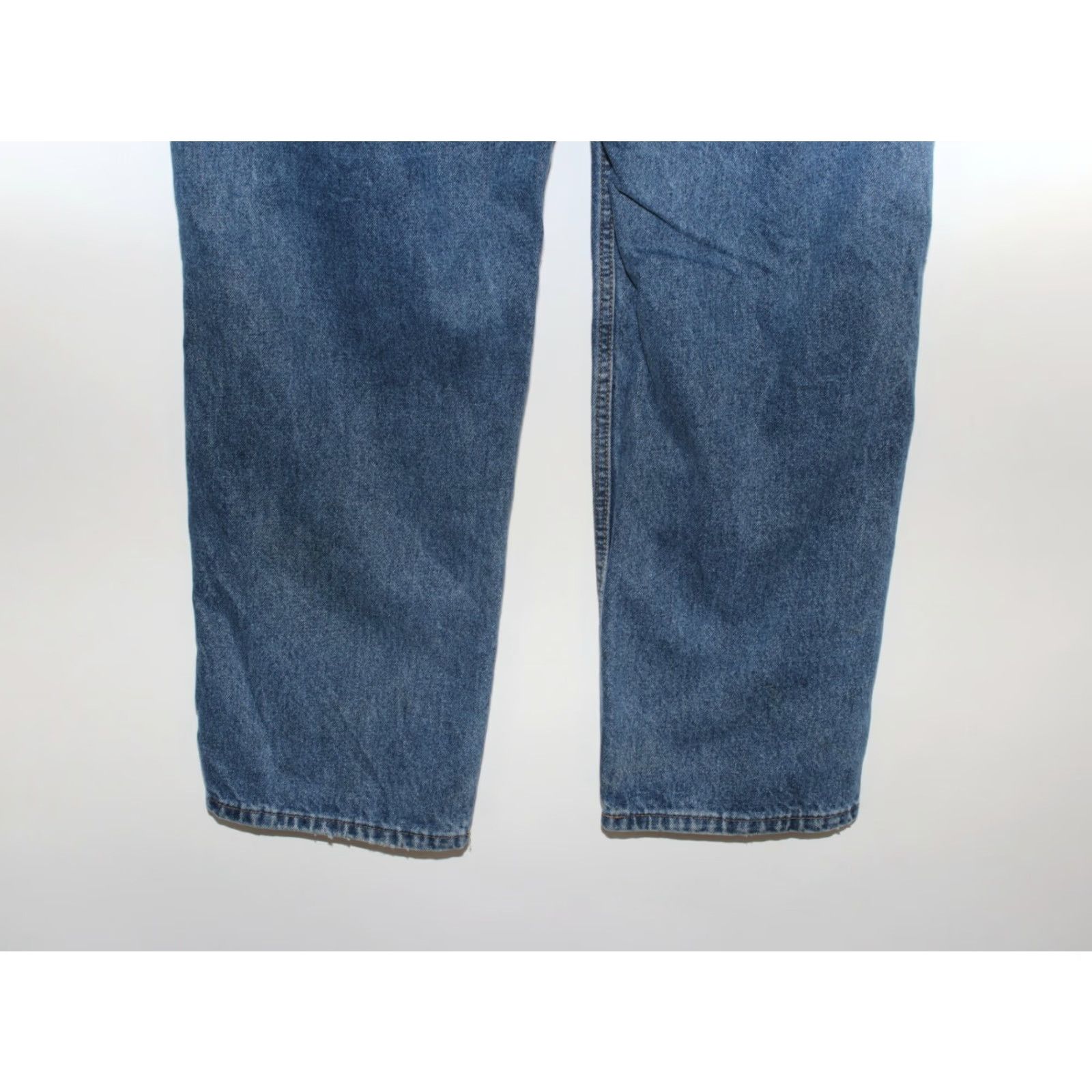Vintage Member's Mark Men’s Regular Fit Distressed Straight Denim Jeans Size 34x30 Blue Size US 34 / EU 50 - 7 Thumbnail