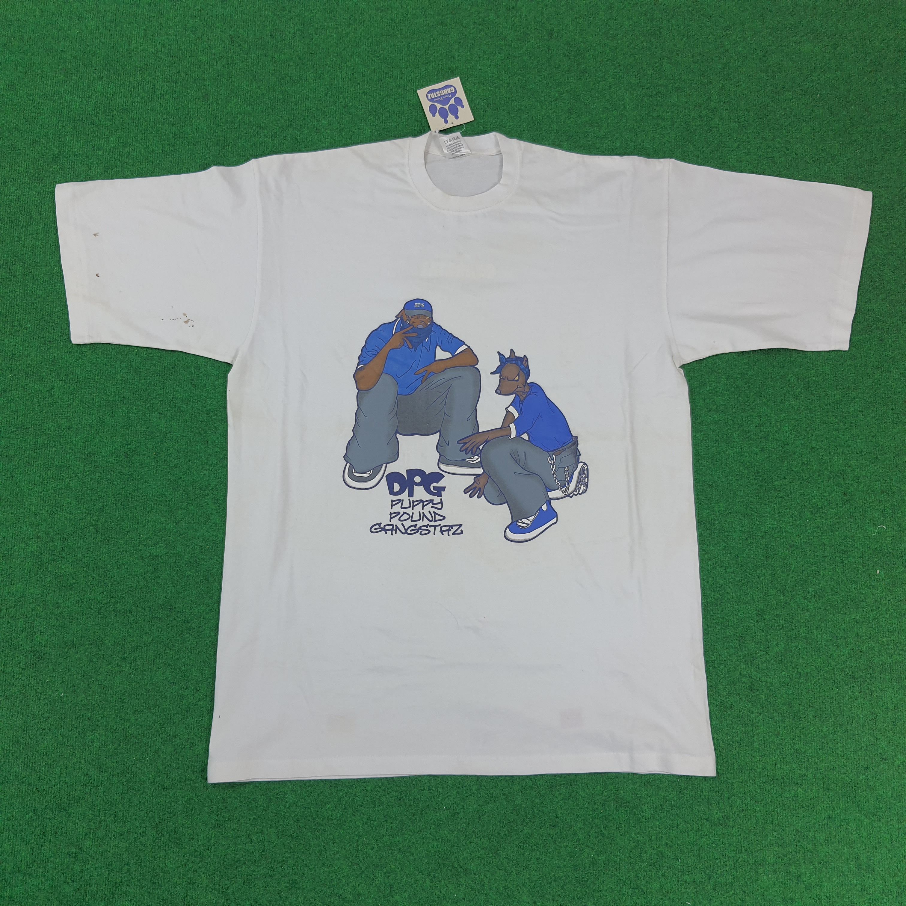 Vintage Vintage Puppy Pound Gangstaz PPG American Style Tshirt Size US XXL / EU 58 / 5 - 1 Thumbnail