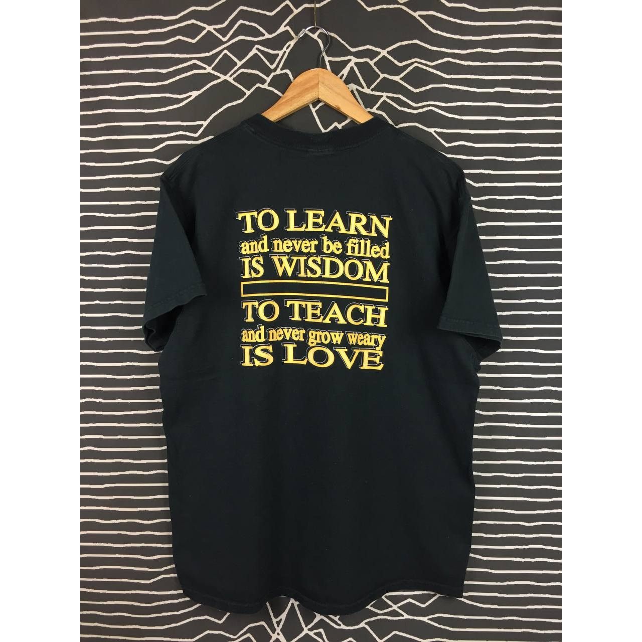Fruit Of The Loom × Vintage Vtg 00s Real Teachers Teach And Never Stop Learning Tee Size US XL / EU 56 / 4 - 5 Thumbnail