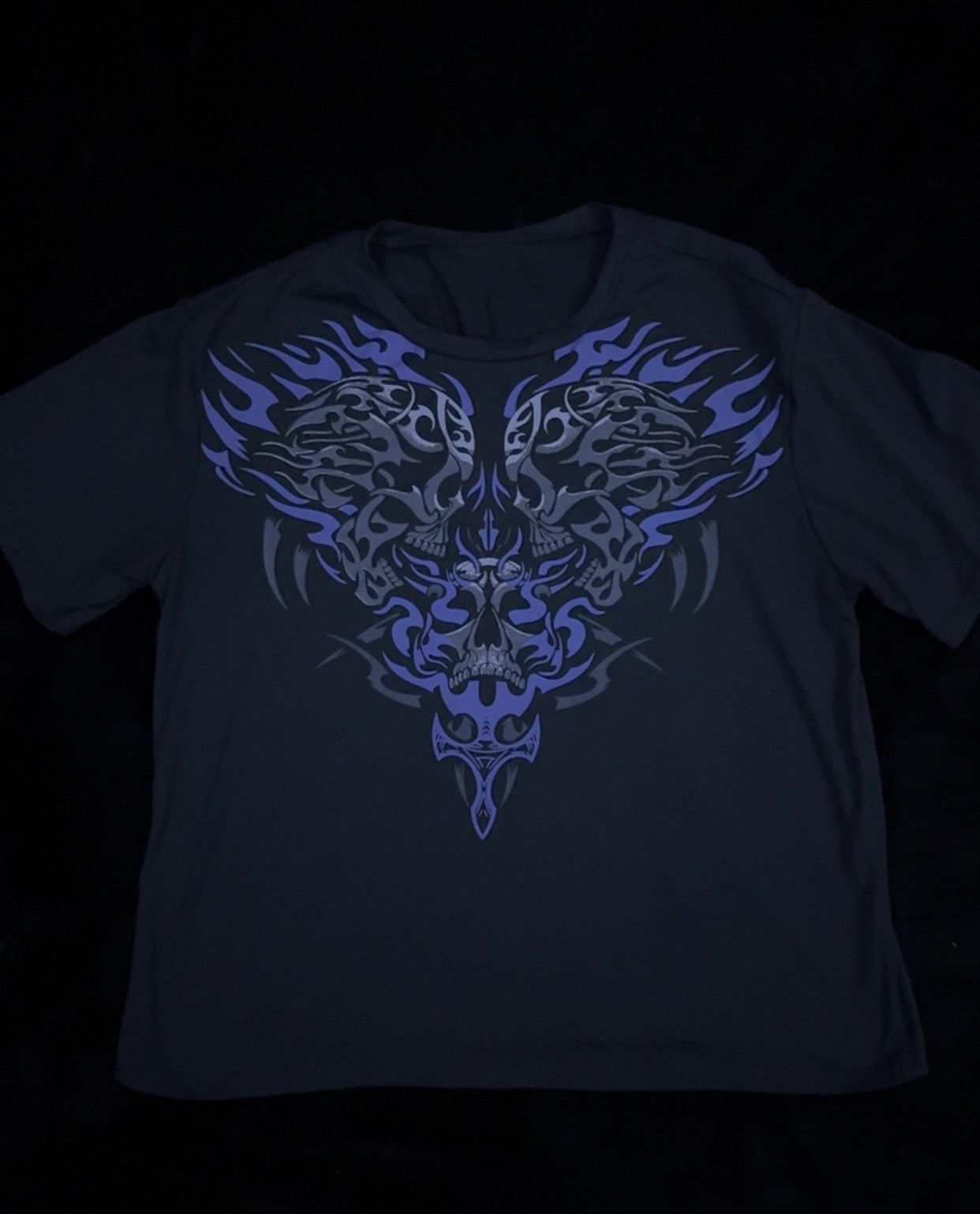 Other heart flame scull t shirt Size M / US 6-8 / IT 42-44 - 1 Preview