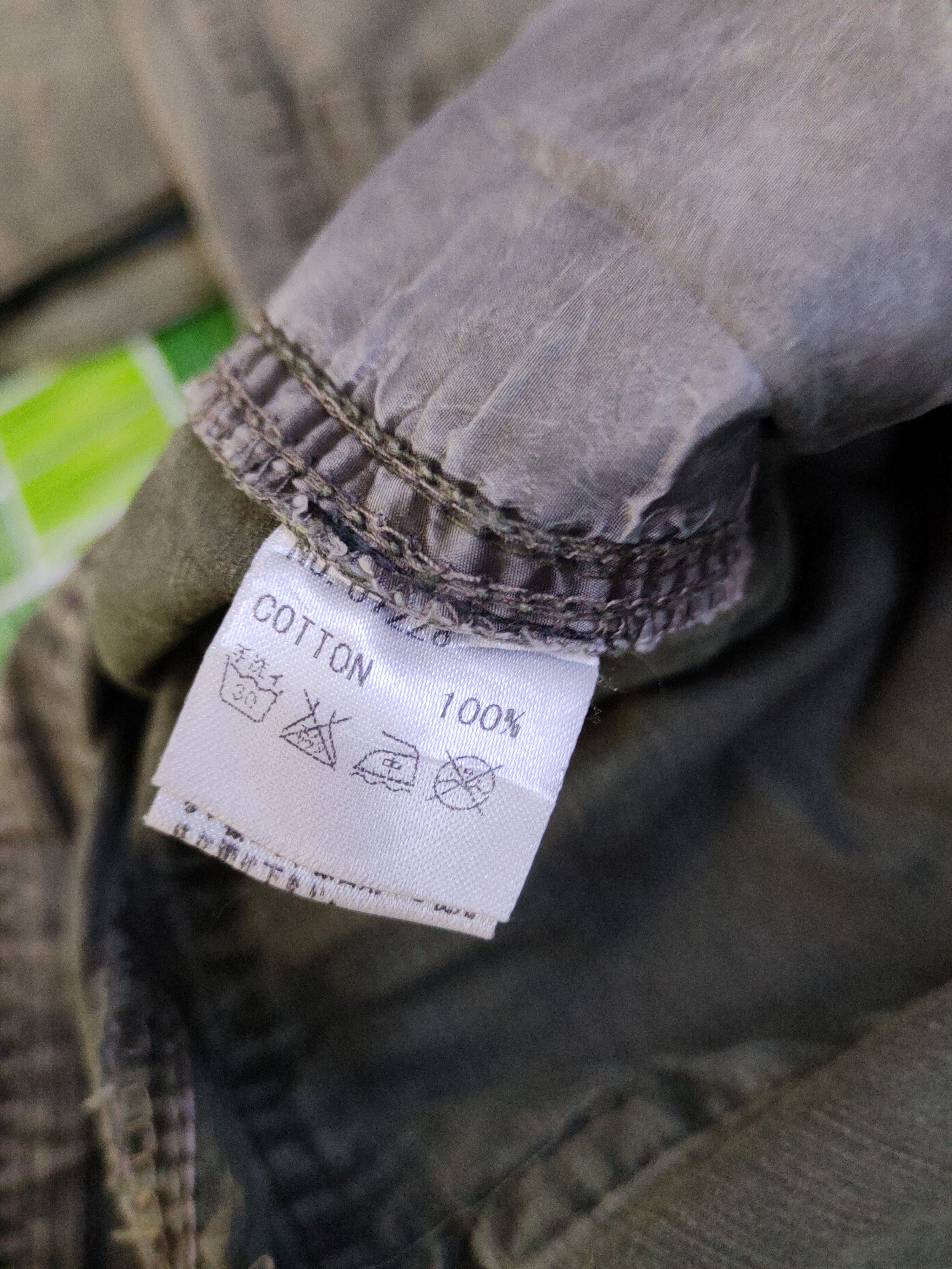 Japanese Brand DL Junye Olive Faded Multipocket Tactical Cargo Pants #S2439 Size US 30 / EU 46 - 17 Thumbnail