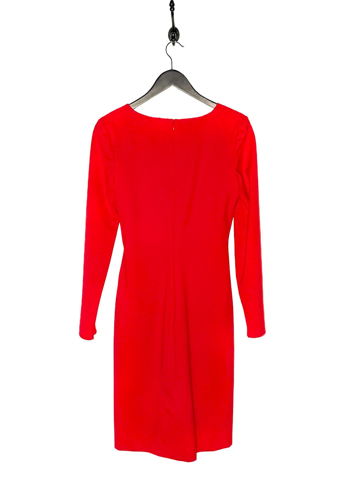 Valentino Valentino Red Techno Couture Bow Accent Long Sleeves Dress Size S / US 4 / IT 40 - 5 Thumbnail