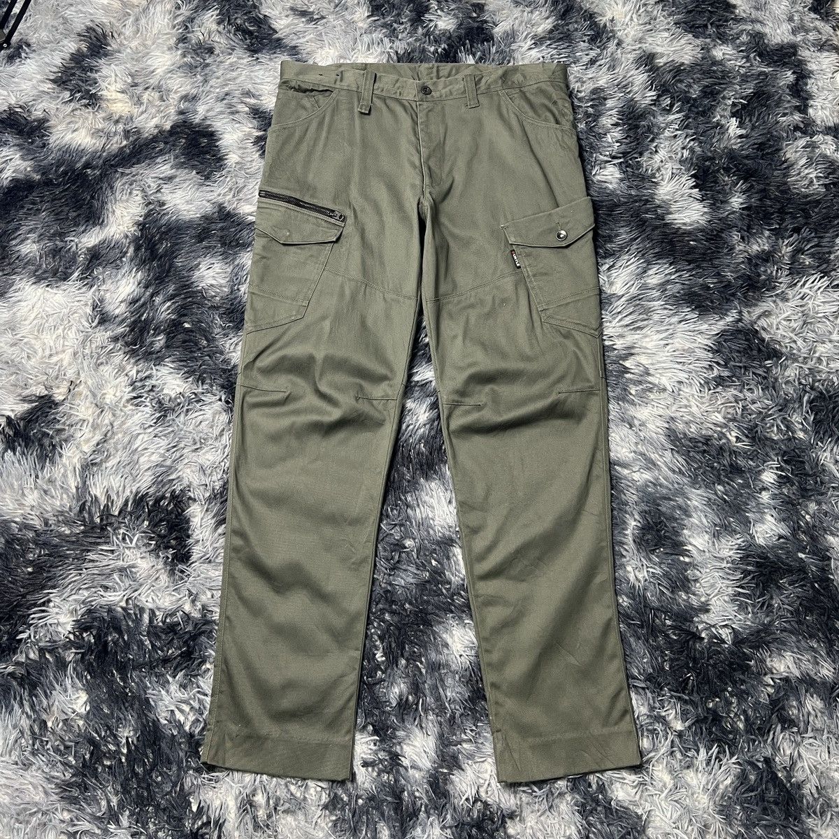 Japanese Brand Burtle Workwear Cargo Pants Size US 37 - 1 Thumbnail