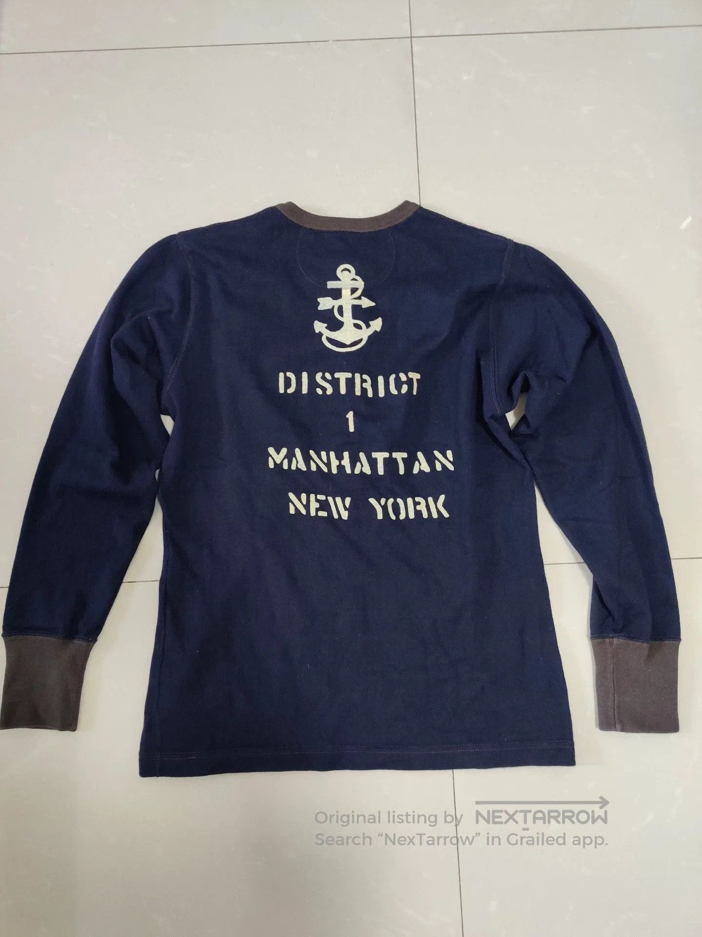 Freewheelers freewheelers navy anchor graphic long sleeve shirt. Size US M / EU 48-50 / 2 - 2 Thumbnail