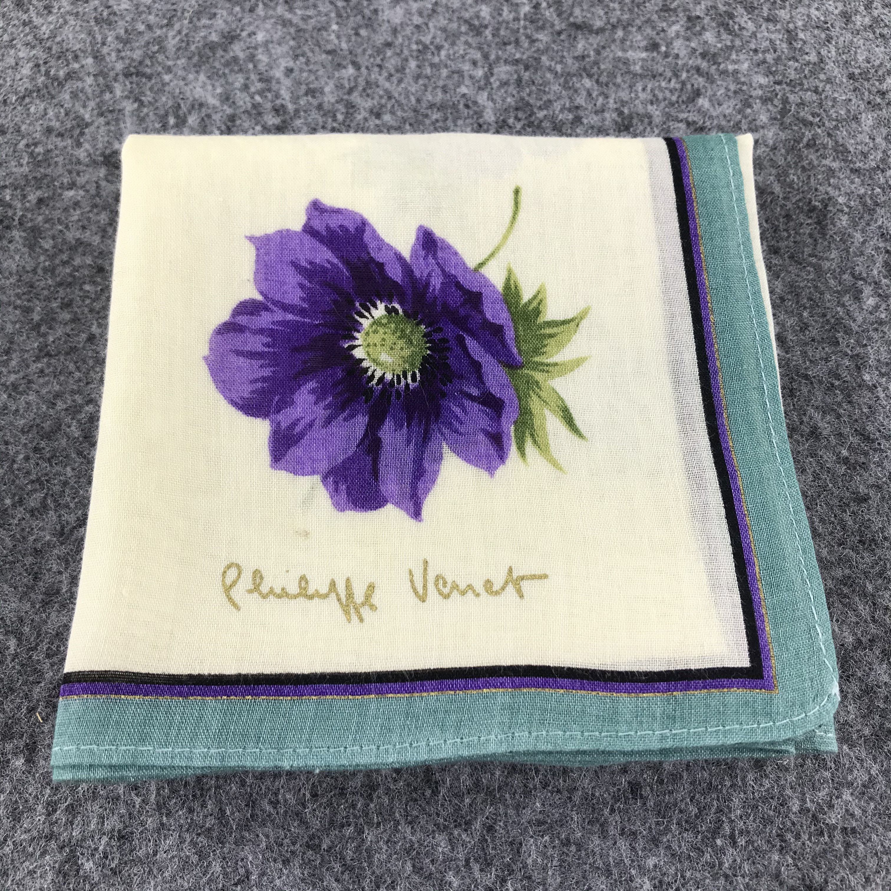 Vintage Philippe Venet Handkerchief Neckerchief Bandana H166 Size ONE SIZE - 7 Thumbnail