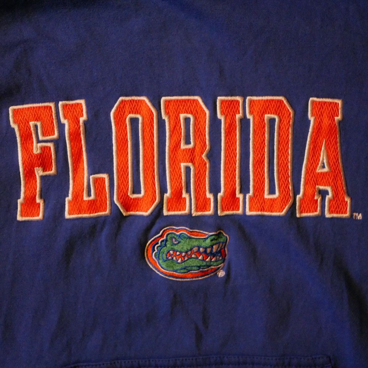 Pro Edge Vintage Florida Gators Hoodie – Royal Blue / Orange Lined Size US XL / EU 56 / 4 - 2 Thumbnail