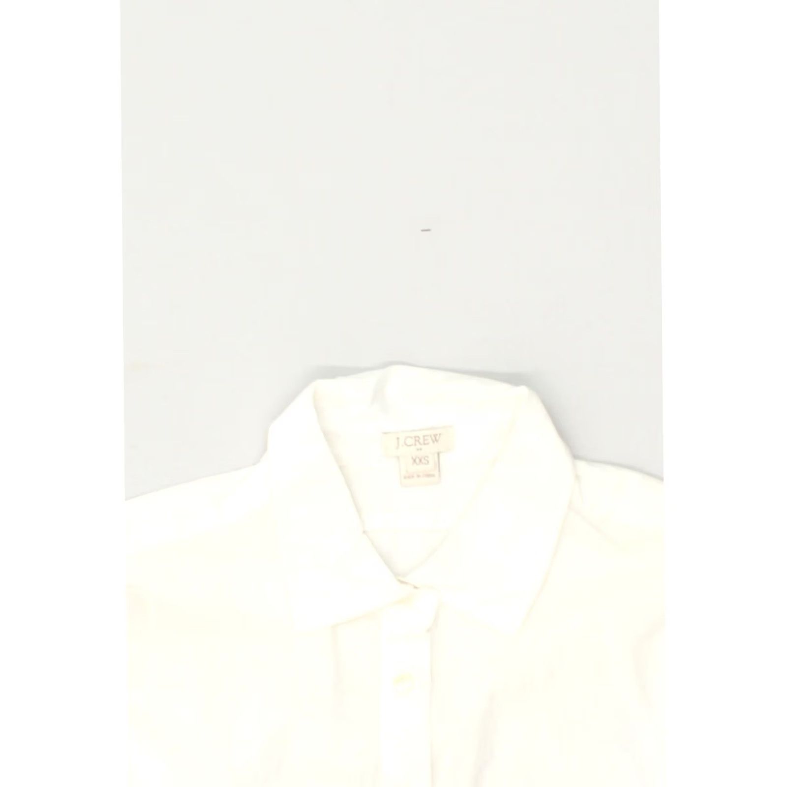 J.Crew J. CREW Womens Shirt White 2XS Cotton Pullover Longline Loose Fit AQ03 Size XXS / US 00 / IT 34 - 3 Thumbnail