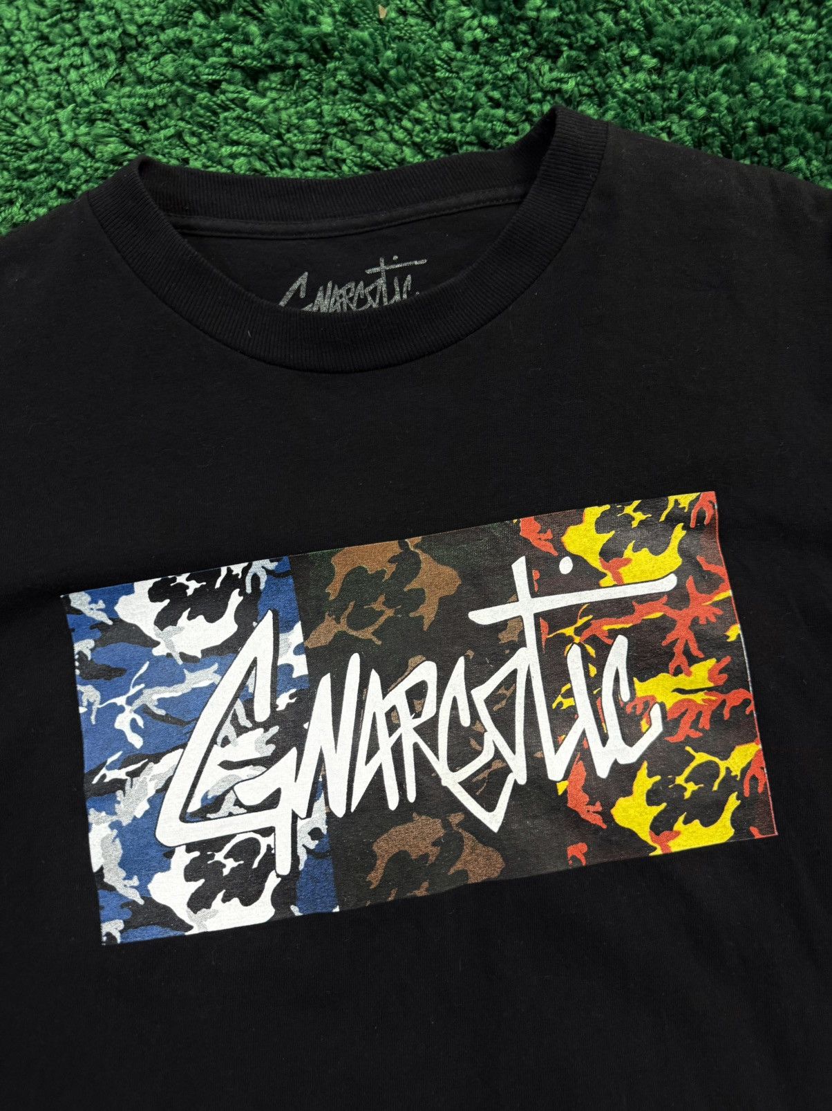 Gnarcotic RARE Gnarcotic Triple Camo Black Logo Tee Medium Gnar Size US M / EU 48-50 / 2 - 3 Thumbnail