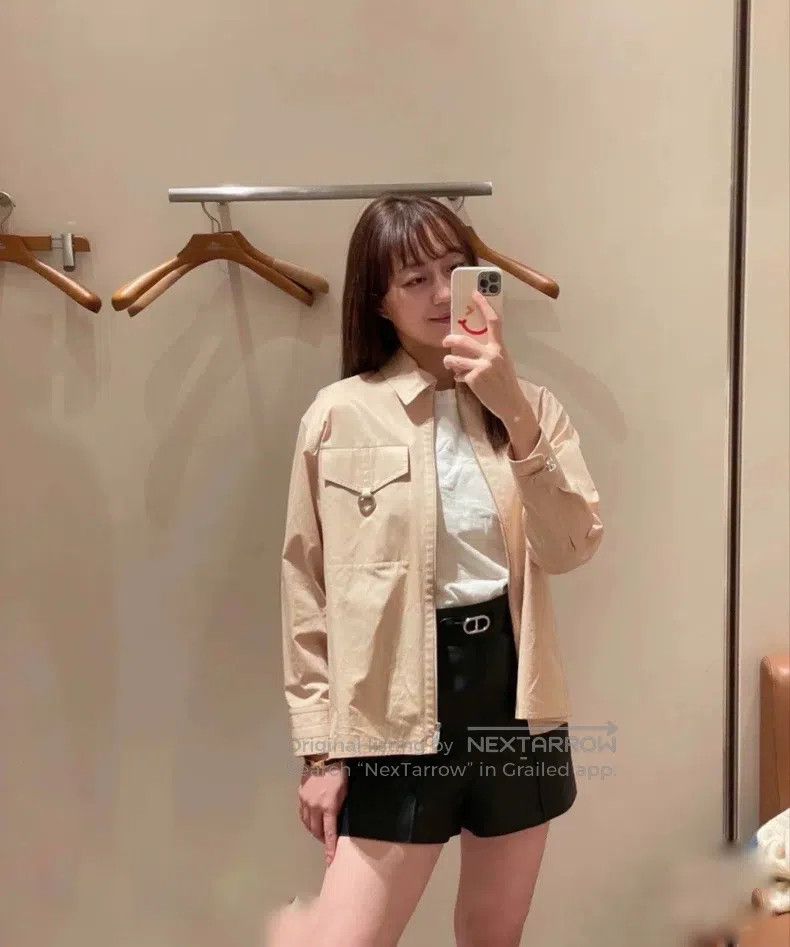 Hermes Hermes Beige Jacket Coat Size XS / US 0-2 / IT 36-38 - 1 Thumbnail