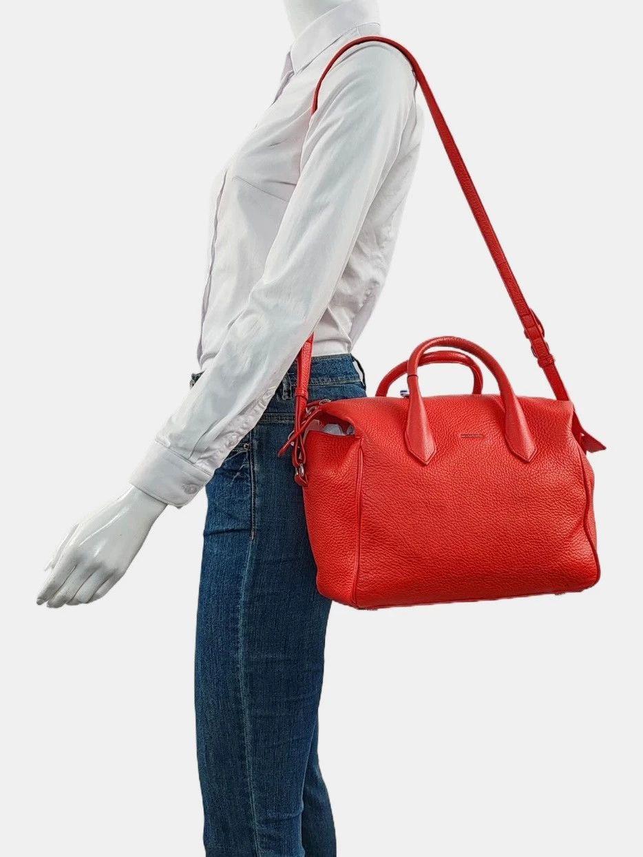 Balenciaga Balenciaga TopHandle Red Leather Adjustable Strap Zip 9/10 Size ONE SIZE - 7 Thumbnail