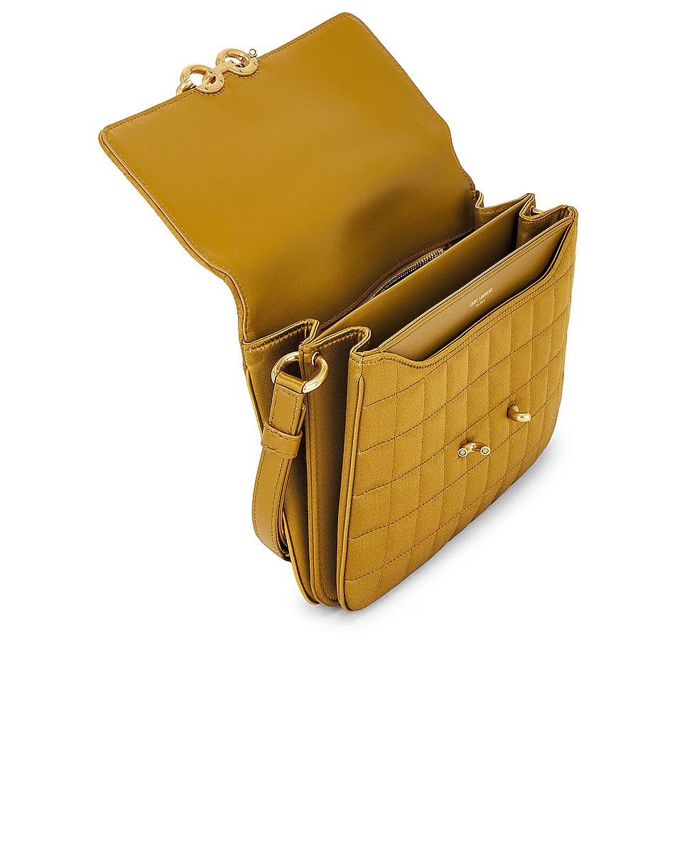 Saint Laurent Paris o1w1db10526 737354 Size: OS / Le Maillon Satchel Bag Gold Size ONE SIZE - 5 Thumbnail