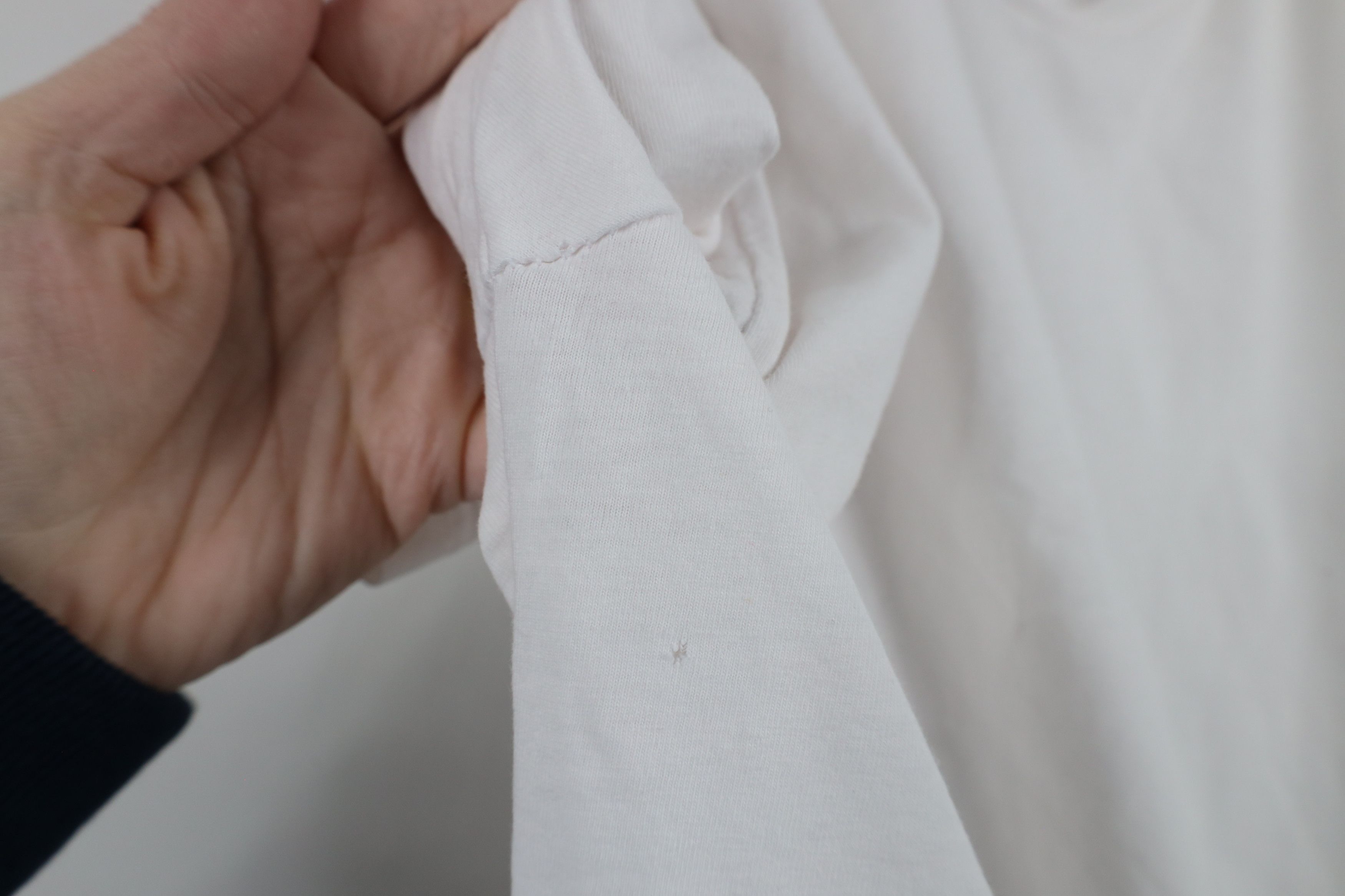 Lee × Vintage Vintage 90s Lee Combed Cotton Short Sleeve T-Shirt White Size US XL / EU 56 / 4 - 8 Thumbnail