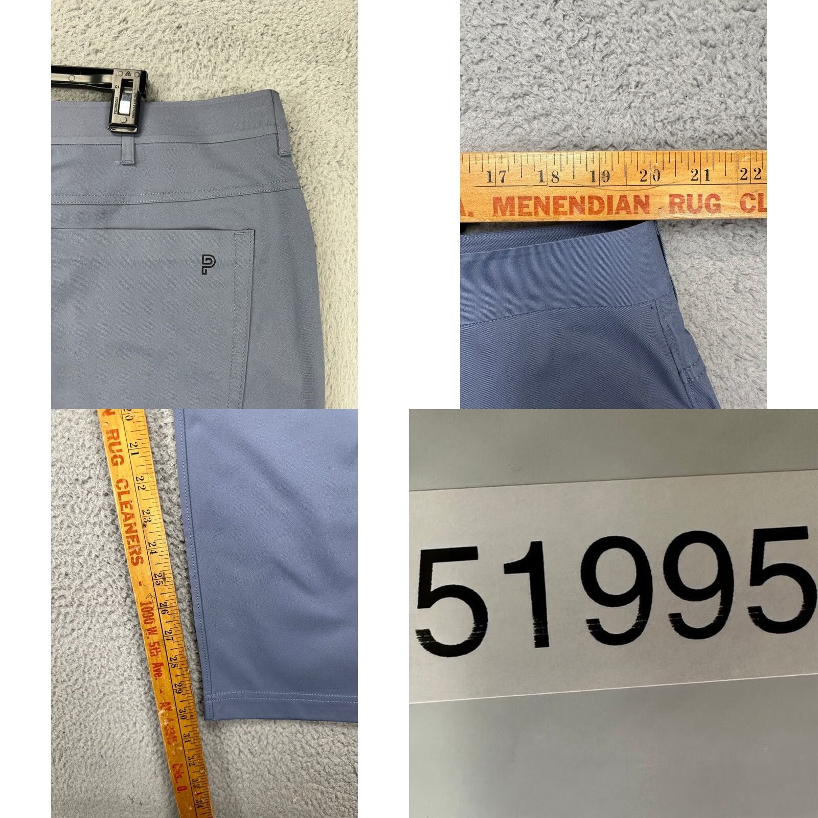 Vintage Public Rec All Day Everyday Pants Men's 42x32 Light Gray Performance Golf Size US 42 / EU 58 - 8 Thumbnail