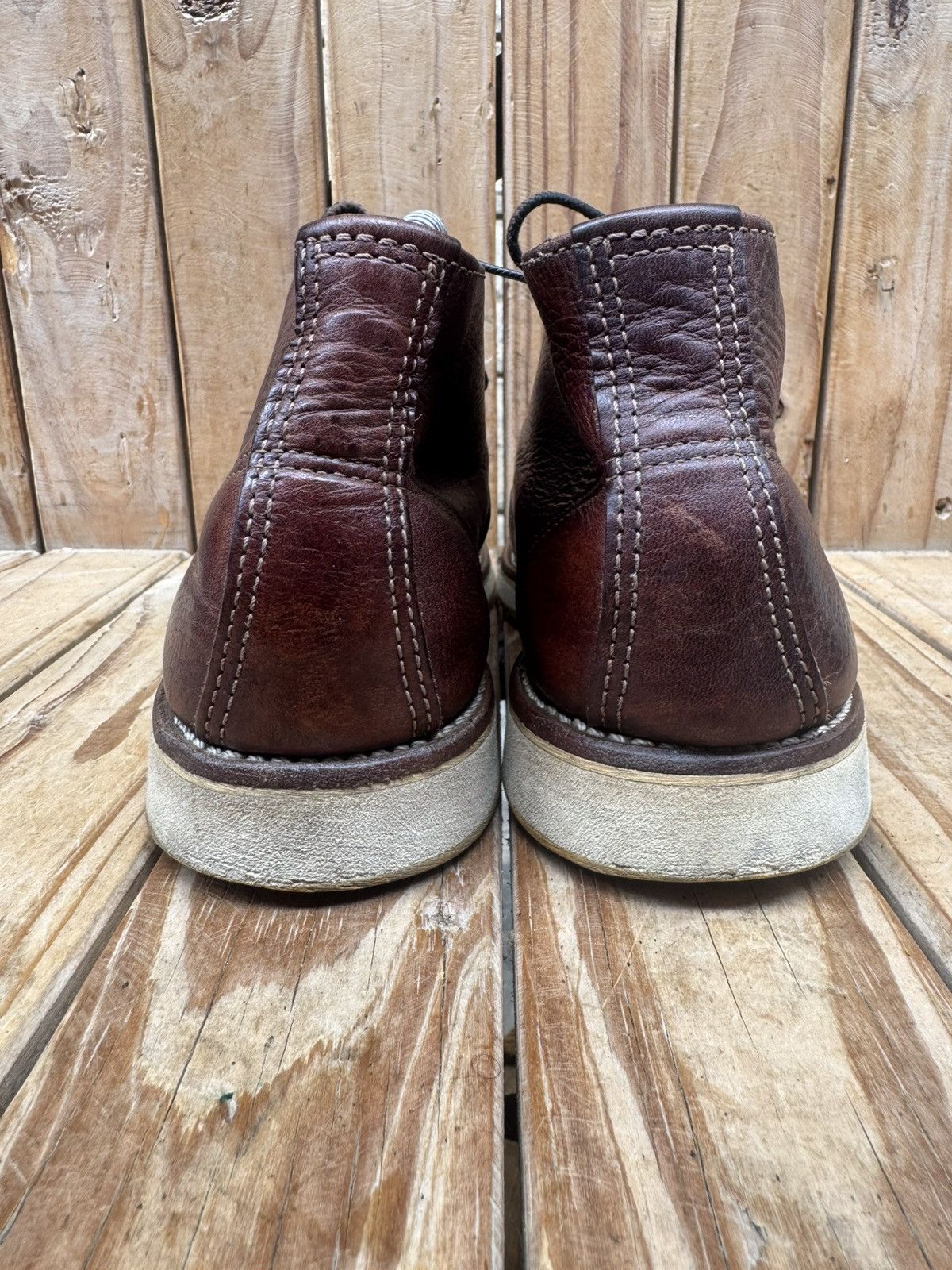 Red Wing Red Wing 3141 Chukka Brown leather boots EUR 40 UK 6.5 D Size US 7.5 / EU 40-41 - 10 Thumbnail