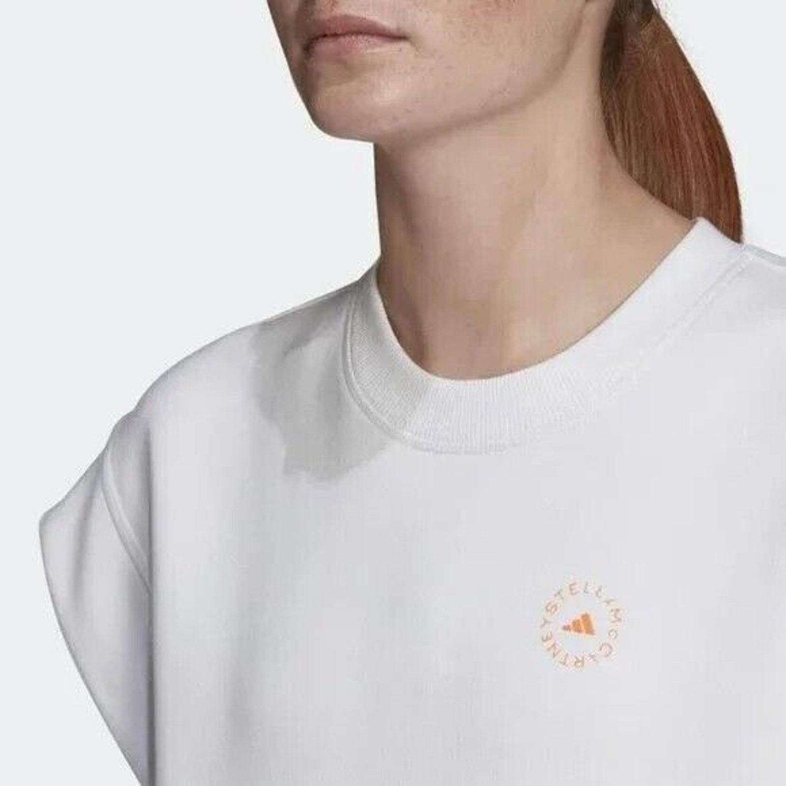 Adidas ADIDAS BY STELLA MCCARTNEY WHITE MUSCLE SWEAT SHIRT NWT SZ M Size M / US 6-8 / IT 42-44 - 4 Thumbnail
