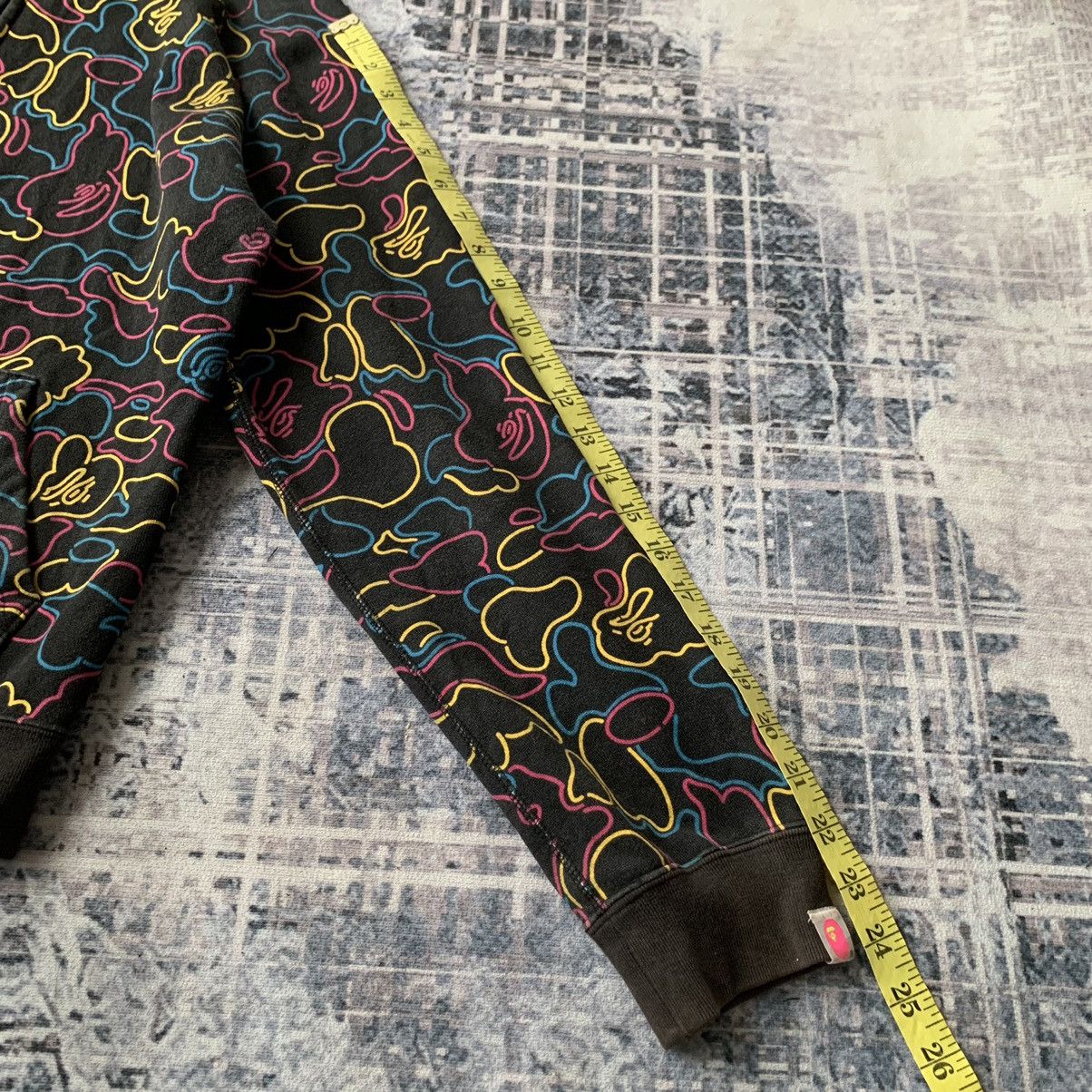 Bape Neon Camo Full Zip Hoodie Size S / US 4 / IT 40 - 16 Thumbnail