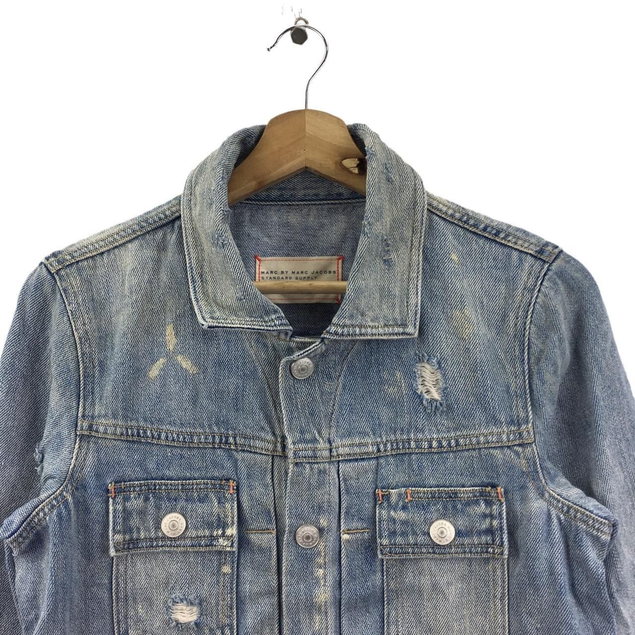 Marc Jacobs Vtg MARC JACOBS USA Distress Denim Jeans Size S / US 4 / IT 40 - 2 Thumbnail