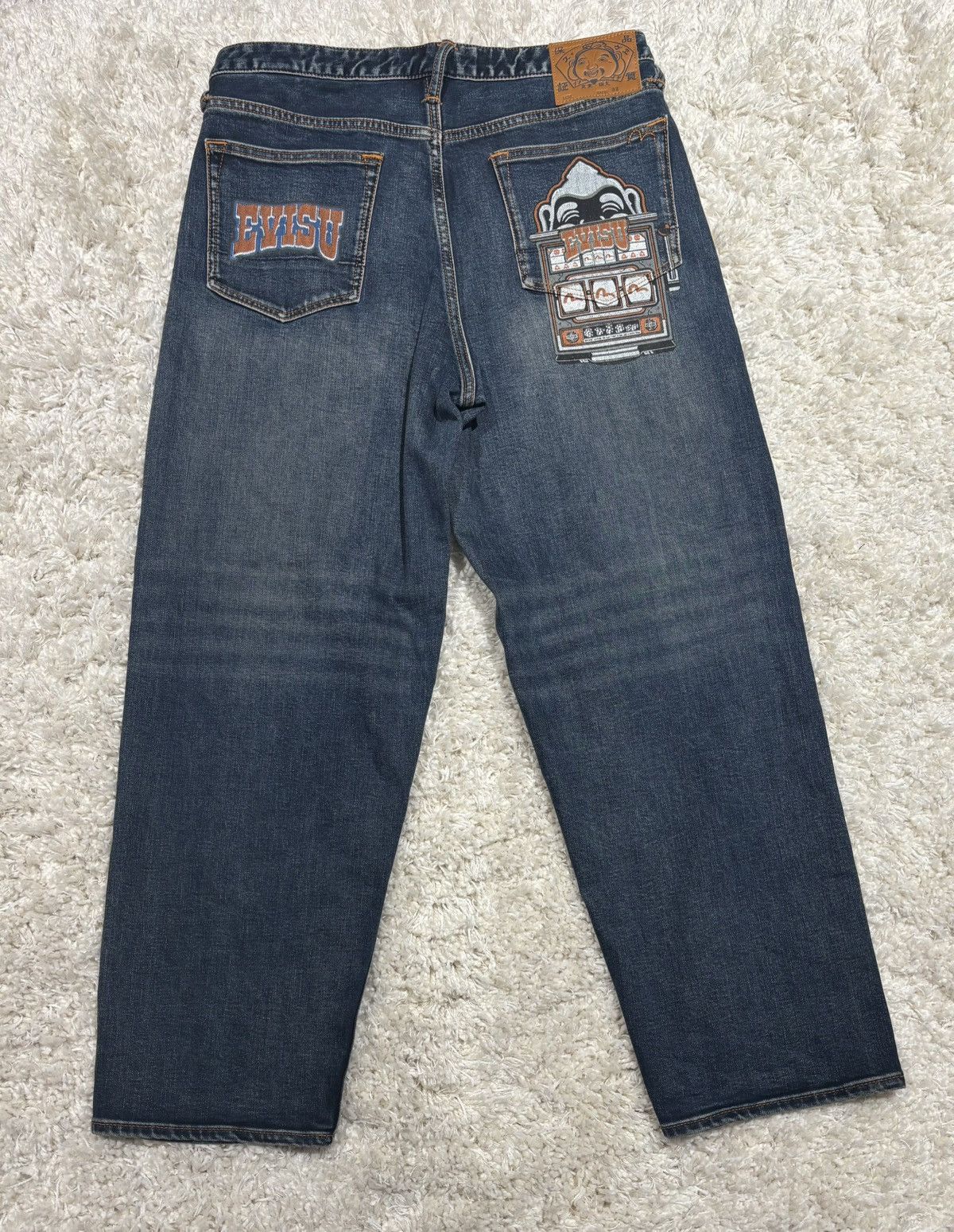 Evisu Evisu logo print Jeans Size US 32 / EU 48 - 1 Thumbnail