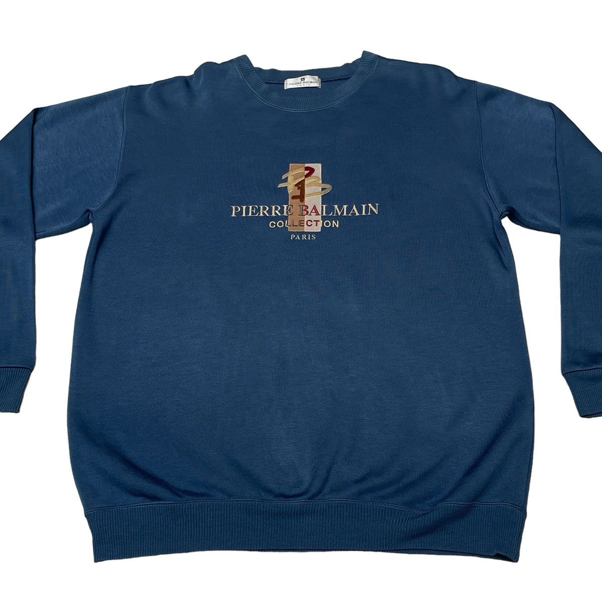 Pierre Balmain Vintage Brand Pierre Balmain Sweatshirt 1990s Size US L / EU 52-54 / 3 - 3 Thumbnail