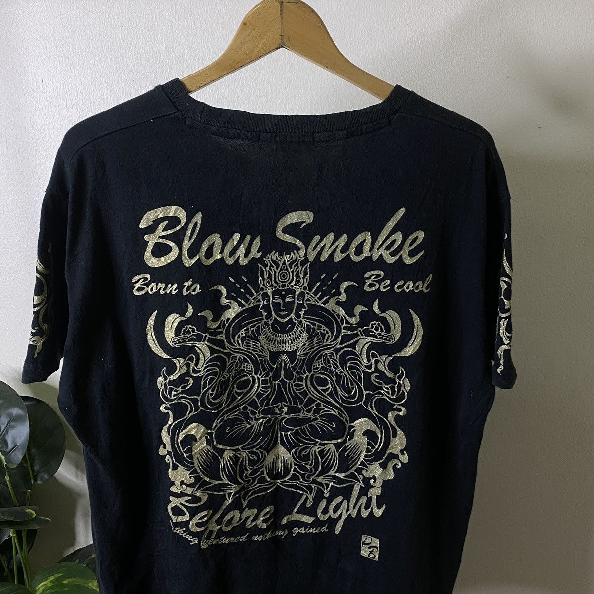 Affliction Blow Smoke Affliction Ed Hardy Karakuri Tamashii Style Tee Size US L / EU 52-54 / 3 - 2 Thumbnail