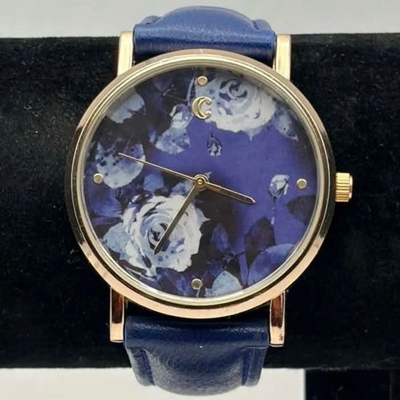 Other Gold & Blue Floral Charming Charlie Watch Size ONE SIZE - 2 Thumbnail
