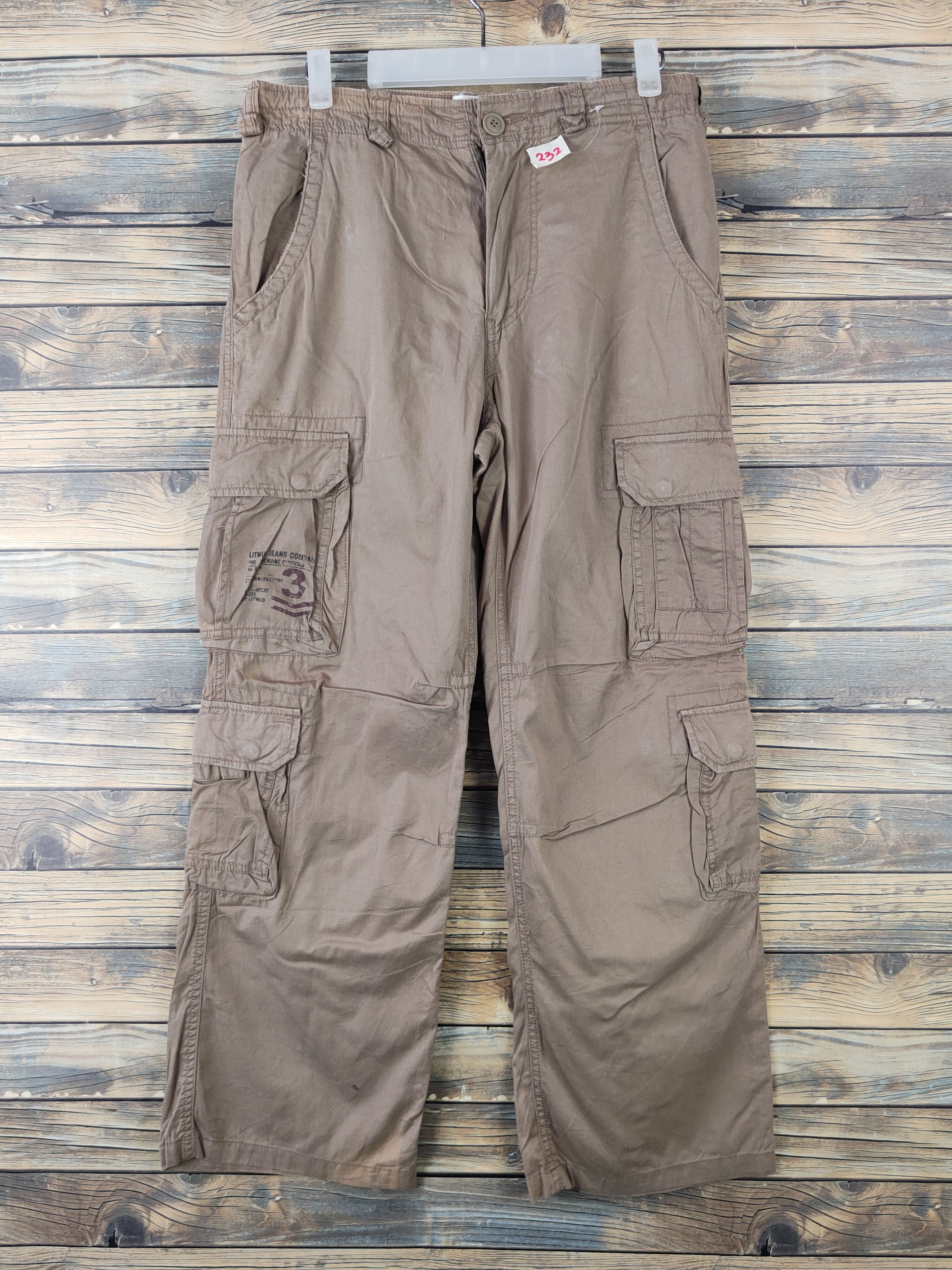 DLL Litmus Brown Multipocket Tactical Cargo Pants #232