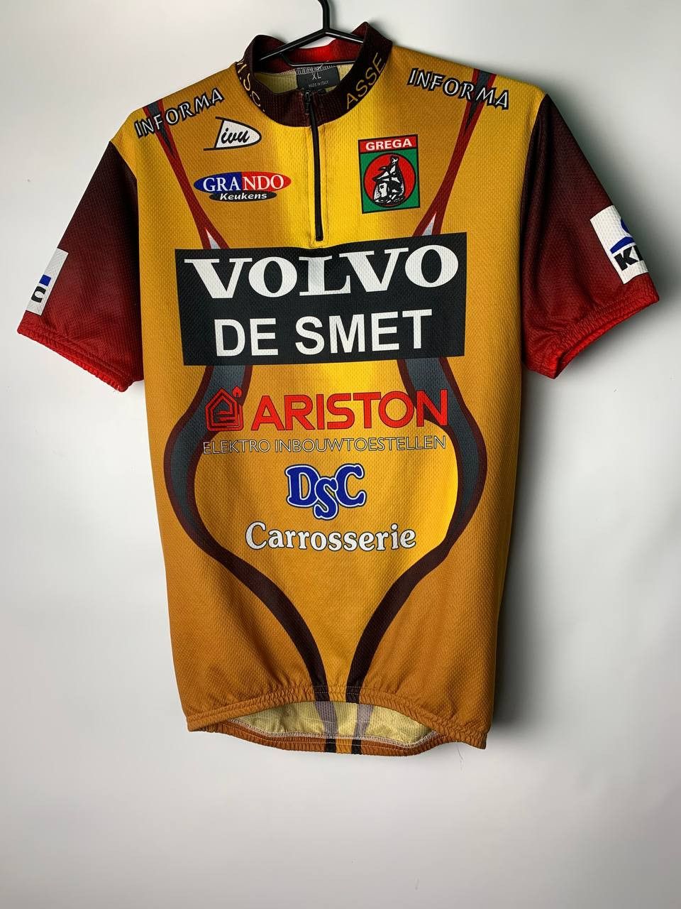 Bicycle VOLVO vintage Made in Italy mens cycling jersey Size XL Size US XXL / EU 58 / 5 - 1 Thumbnail