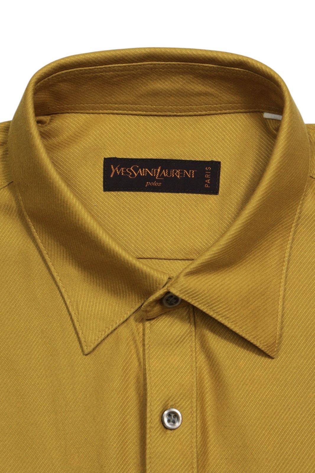 Saint Laurent Paris 1970S YVES SAINT LAURENT PARIS MUSTARD UTILITY SHIRT Size US L / EU 52-54 / 3 - 3 Thumbnail