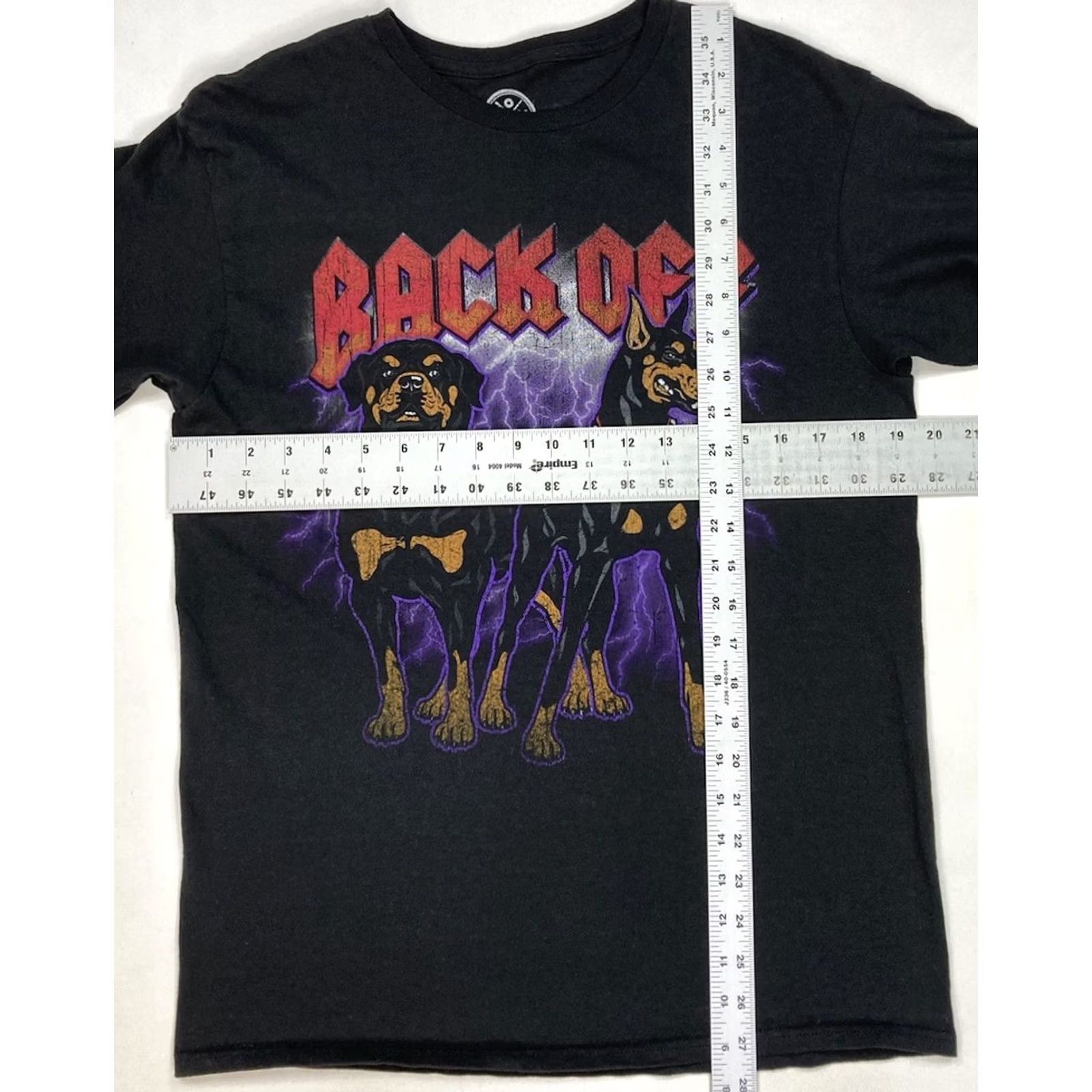 Vintage ODM Back Off Dog Thunder Graphic T-shirt Men Medium Black Short Sleeve Size US M / EU 48-50 / 2 - 5 Thumbnail