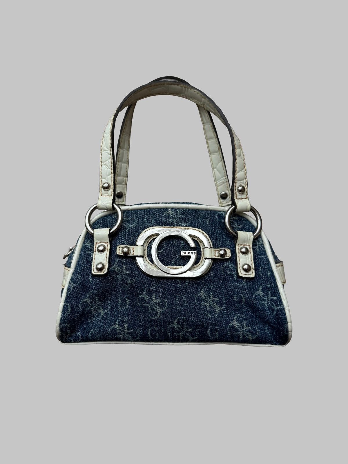 Guess Guess vintage buckle logo bag baguette mini 00s Y2k Handbag Size ONE SIZE - 1 Thumbnail
