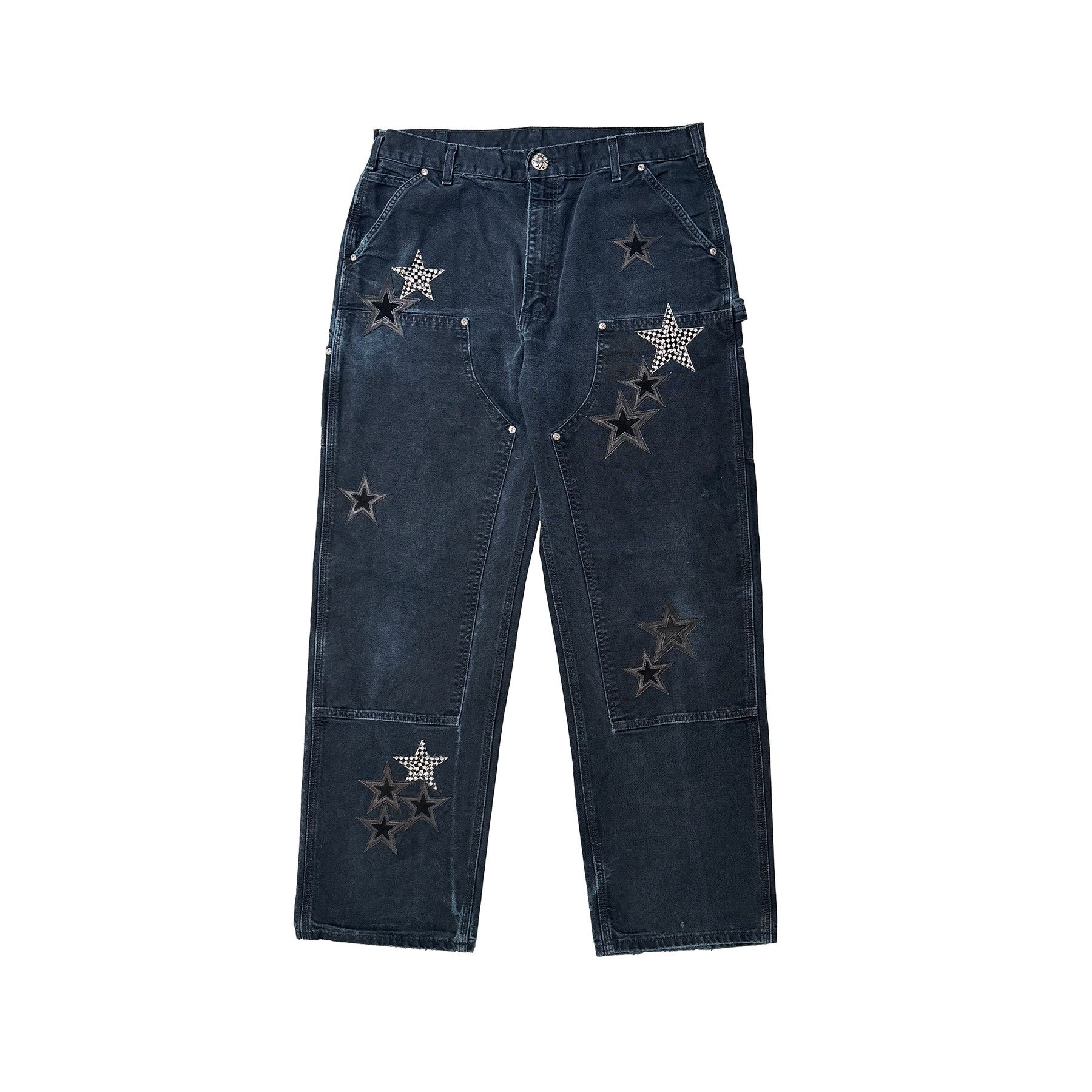 image of Chrome Hearts Las Vegas Exclusice Carpenter Pants in Ink Blue, Men's (Size 36)