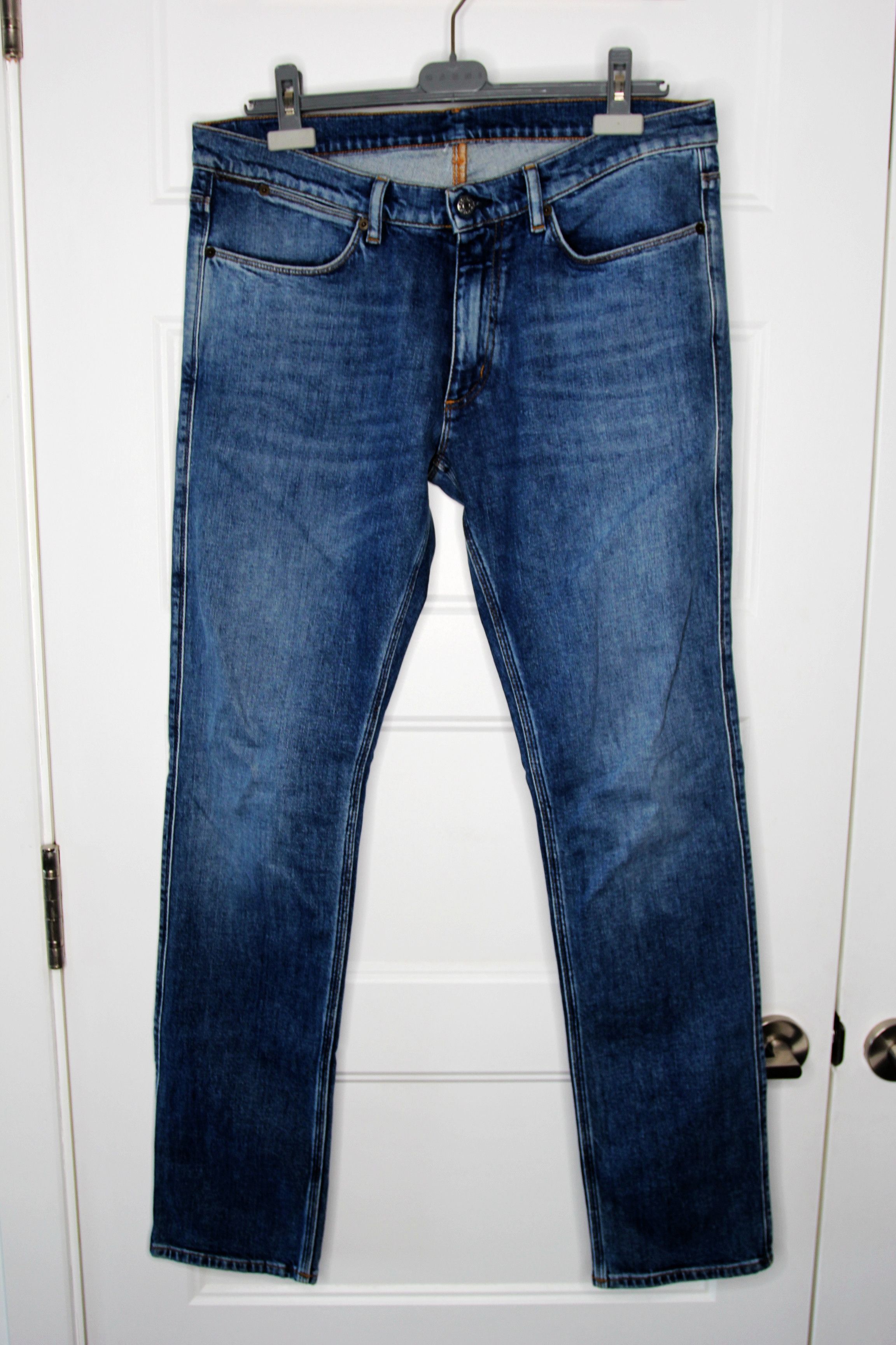 Acne Studios BNWT AW22 ACNE STUDIOS MAX MID BLUE SLIM FIT JEANS 34 Size US 34 / EU 50 - 2 Thumbnail