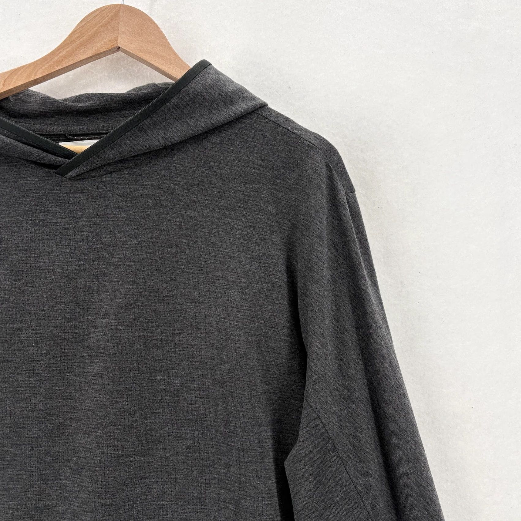 Vintage Hill City Hoodie Mens XL Gray Performance Pullover Stretch Zip Pockets Athletic Size US XL / EU 56 / 4 - 2 Thumbnail