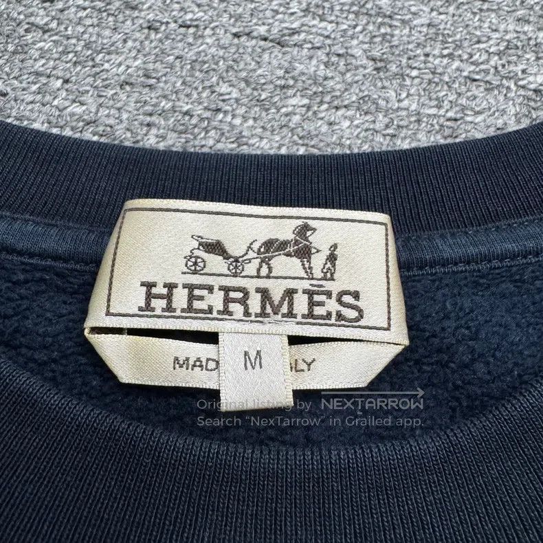Hermes Hermes Phantom embroidery sweatshirt Size US M / EU 48-50 / 2 - 2 Thumbnail