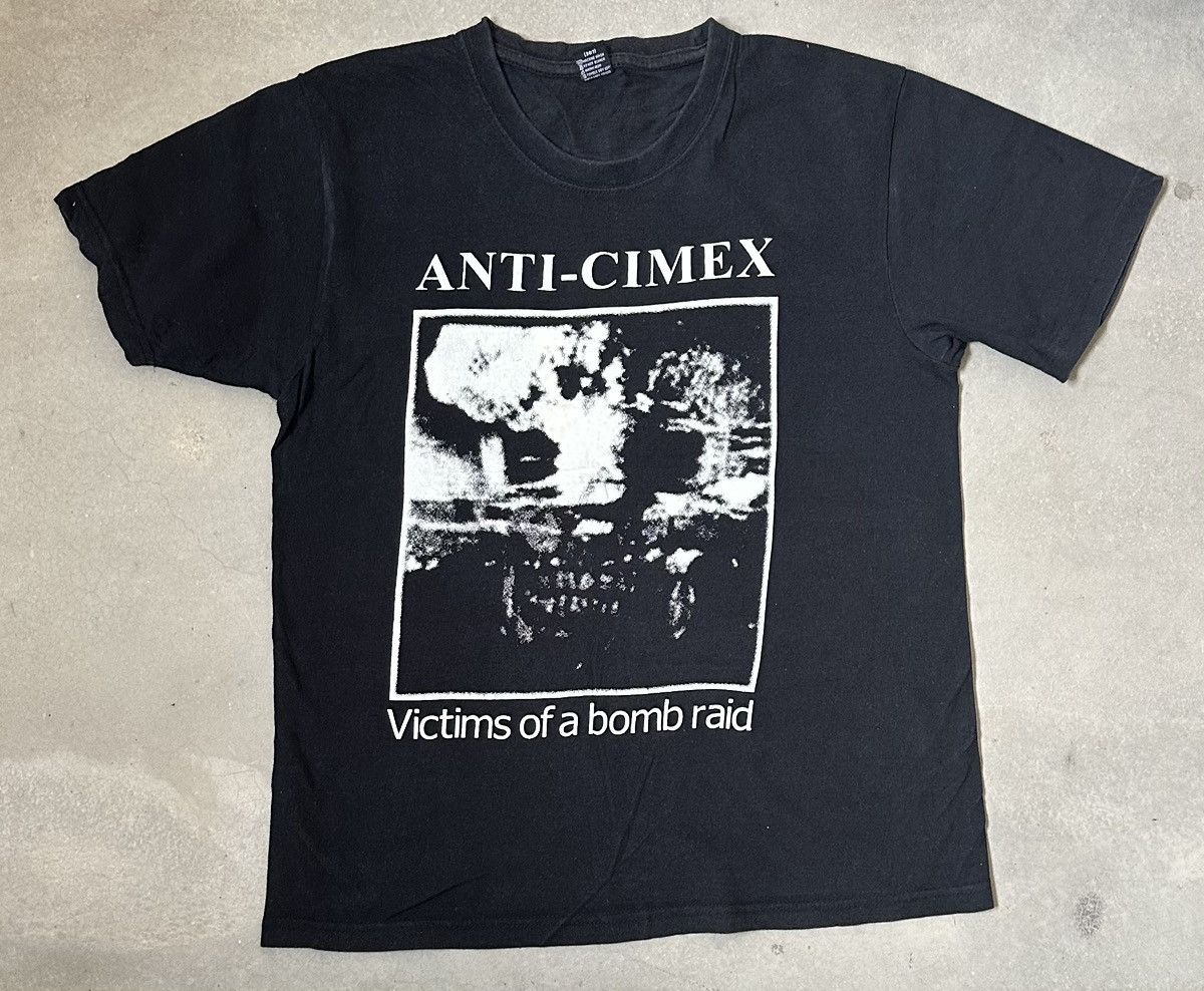 Vintage ANTI CIMEX CRUST PUNK BAND TEE Size US M / EU 48-50 / 2 - 1 Thumbnail